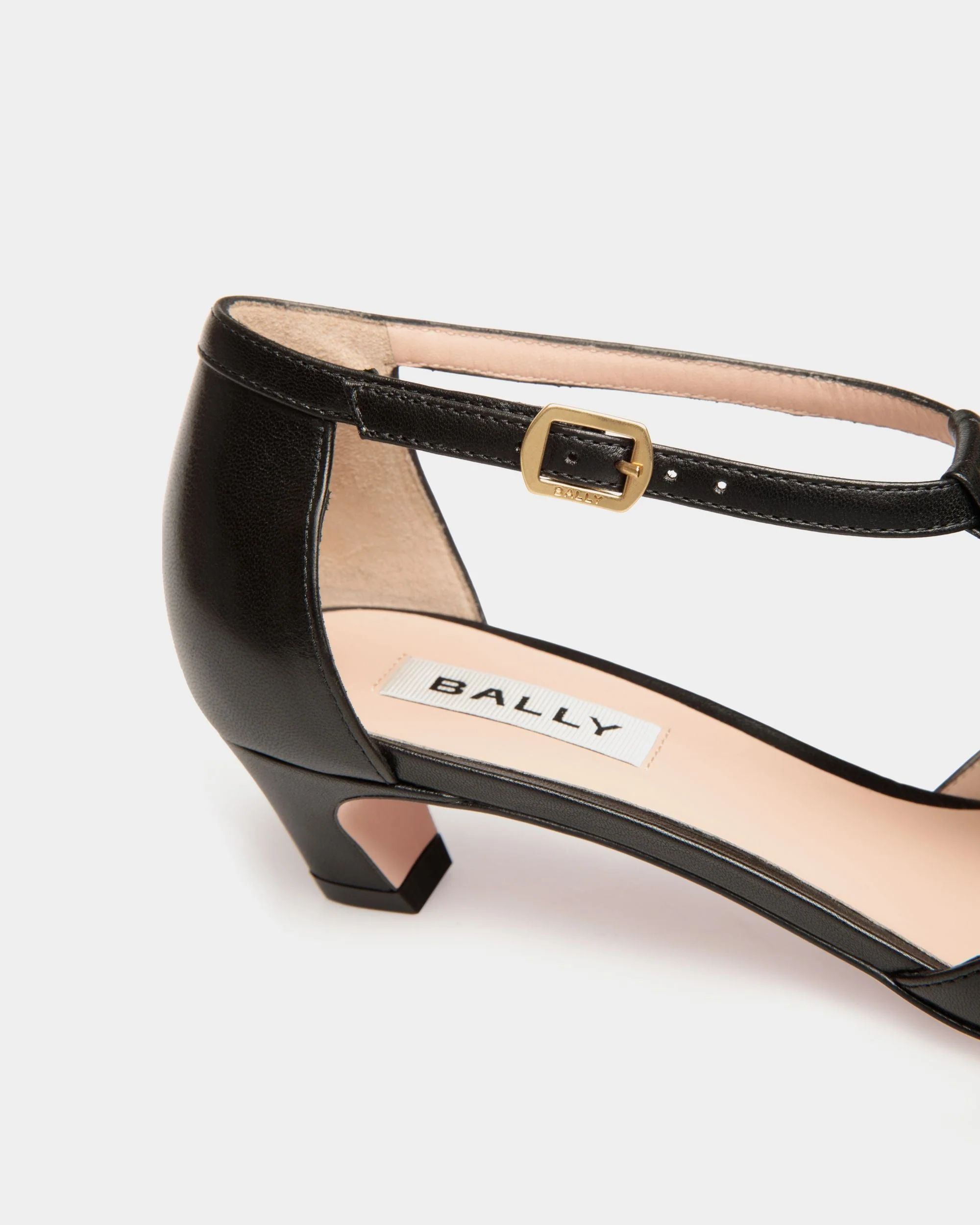 Sylt Pump in Black Leather - Image 6