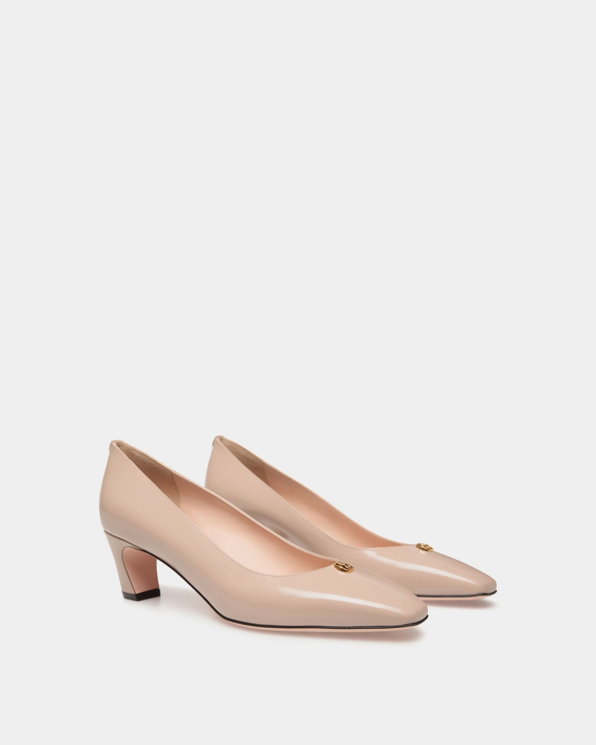 Sylt Pump In Light Beige Brushed Leather - Image 2