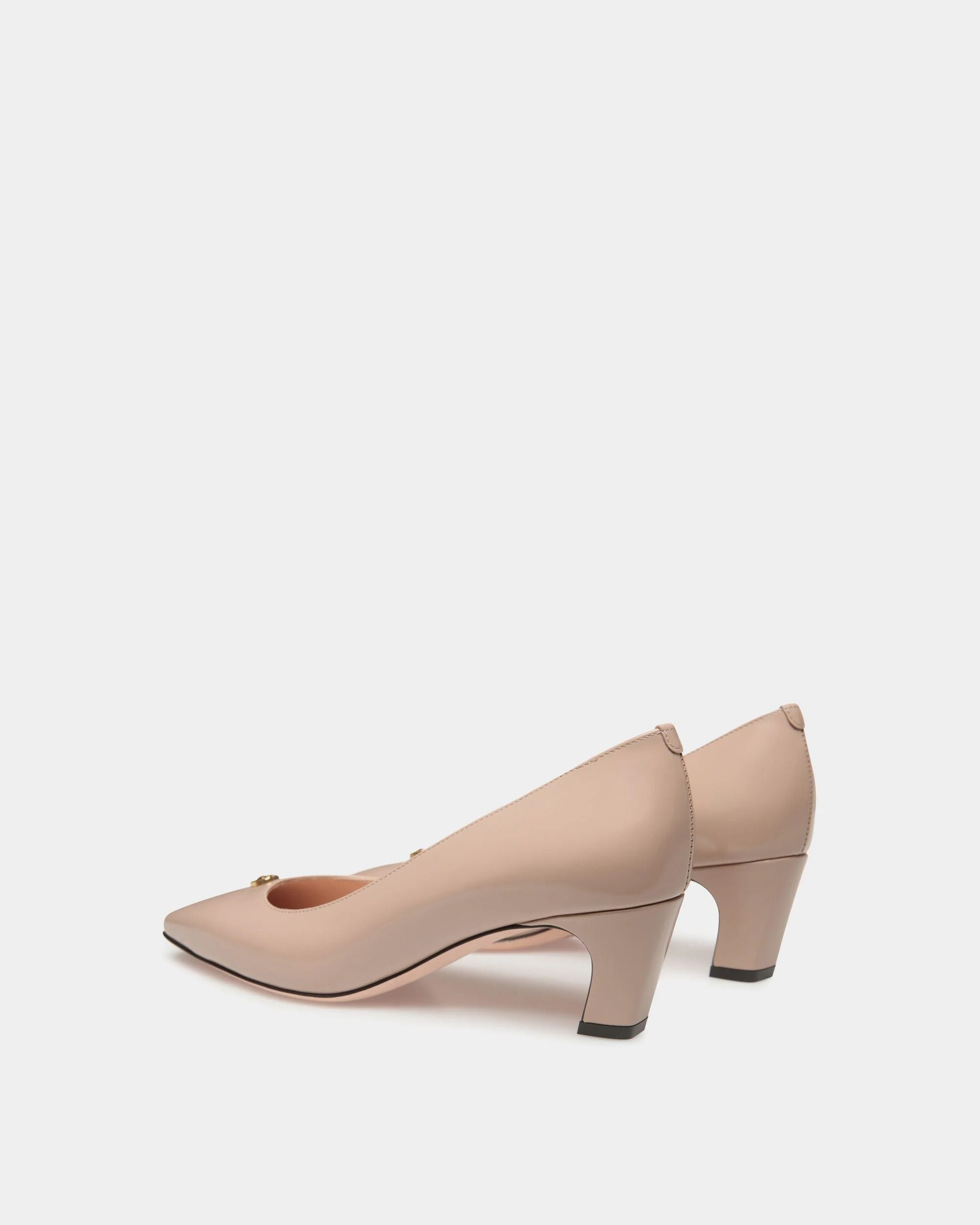 Sylt Pump In Light Beige Brushed Leather - Image 3
