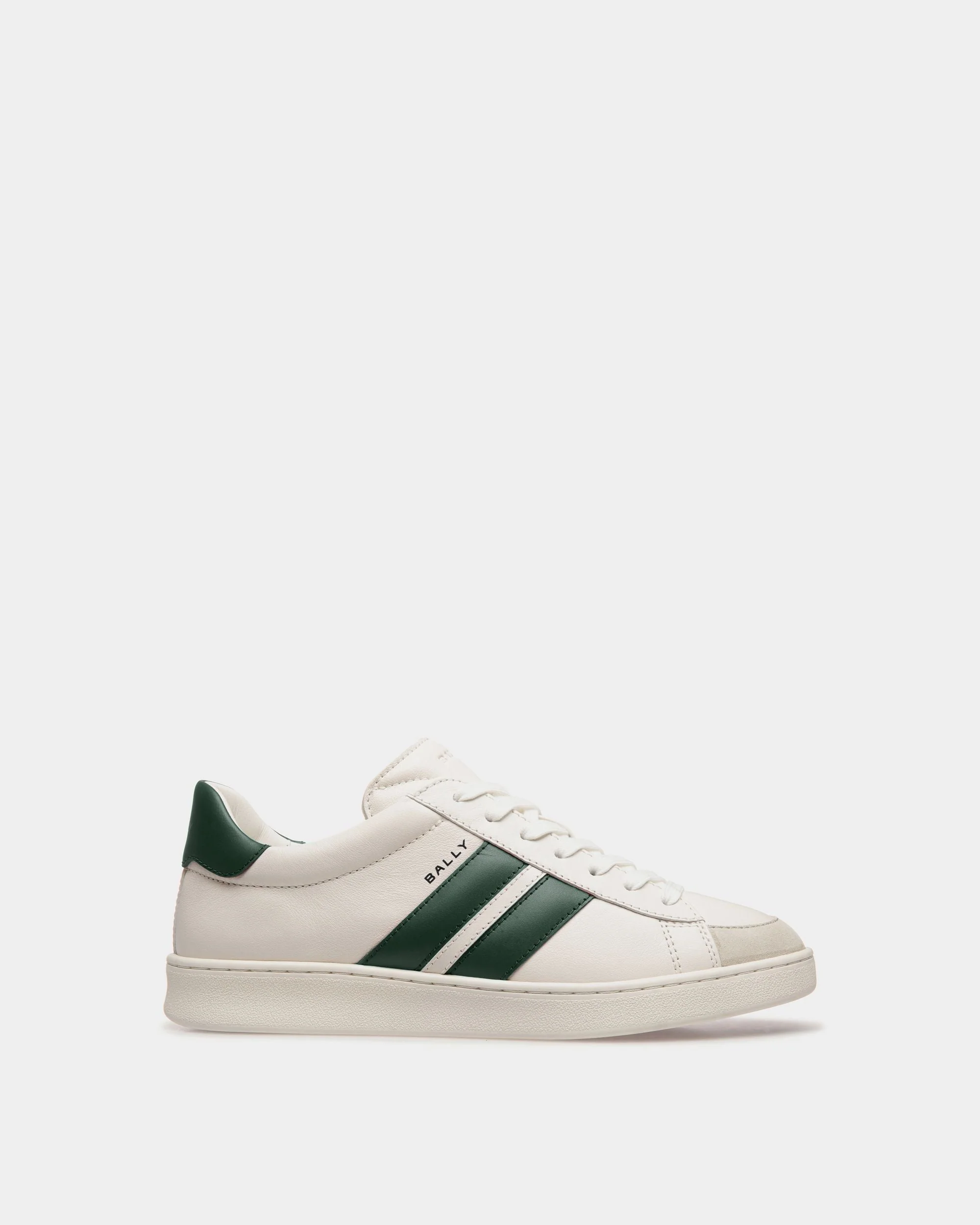 Tennis Sneaker In White Leather