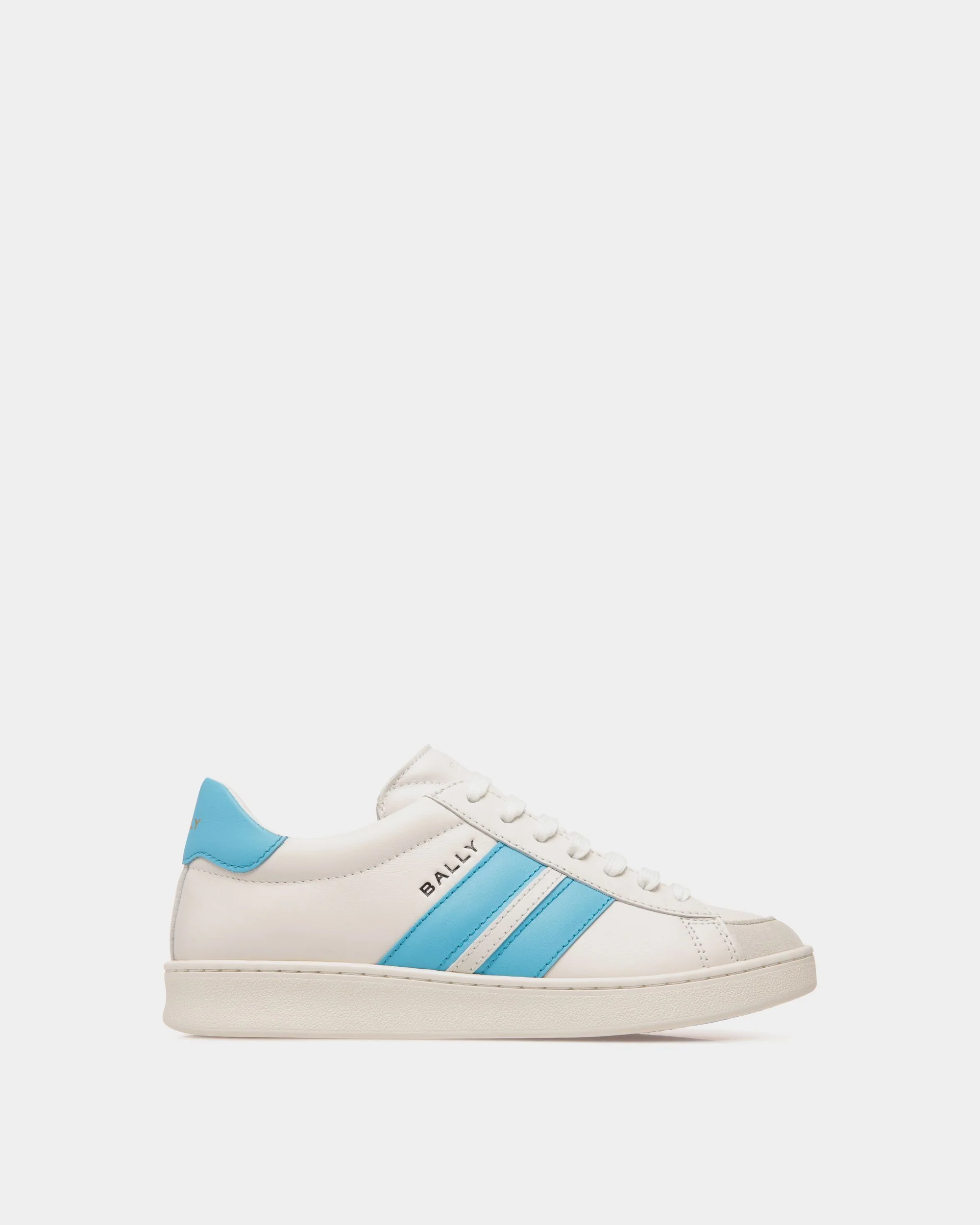 Tennis Sneaker In White Leather