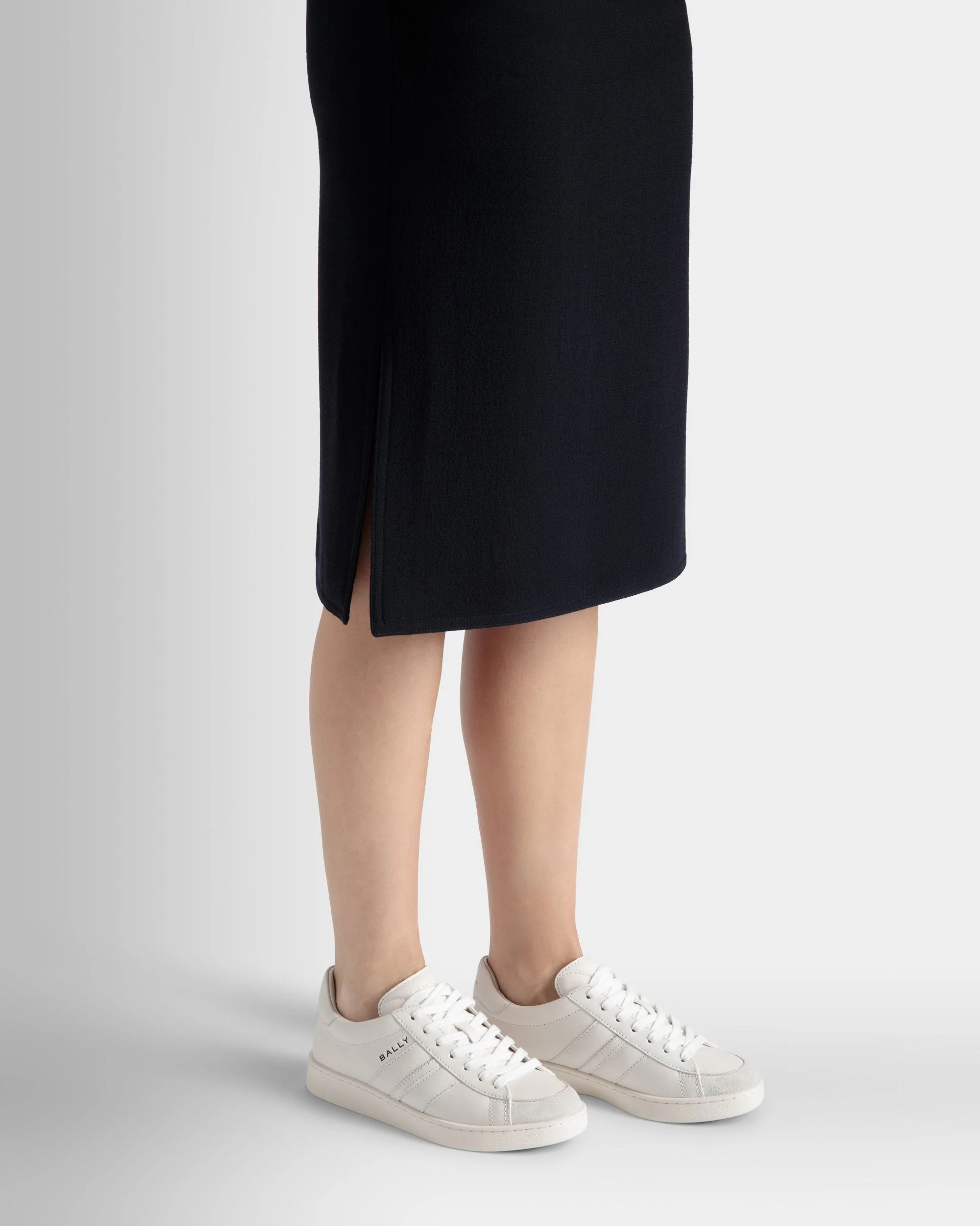 Tennis Sneaker In White Leather - Image 2