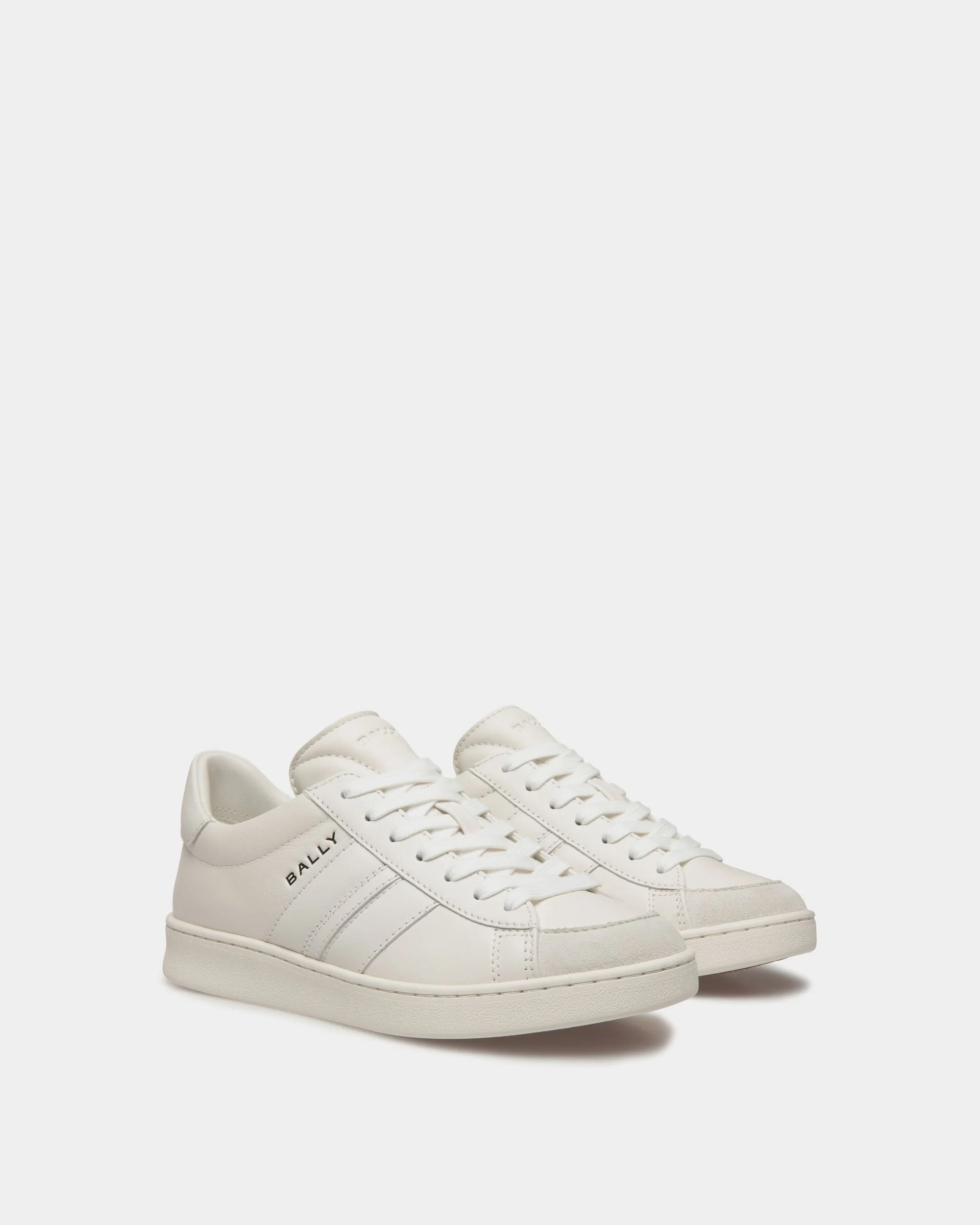 Tennis Sneaker In White Leather - Image 3