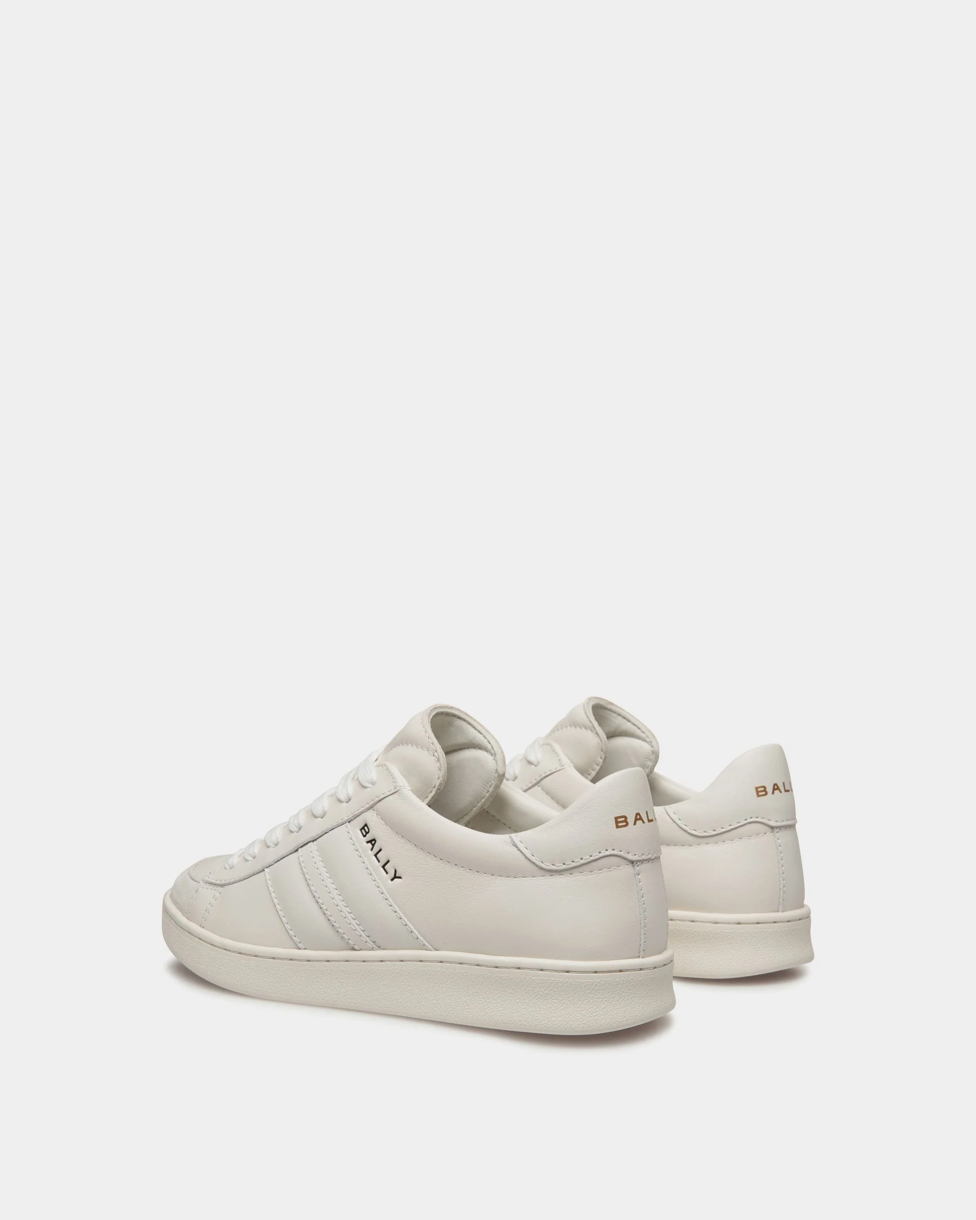 Tennis Sneaker In White Leather - Image 4