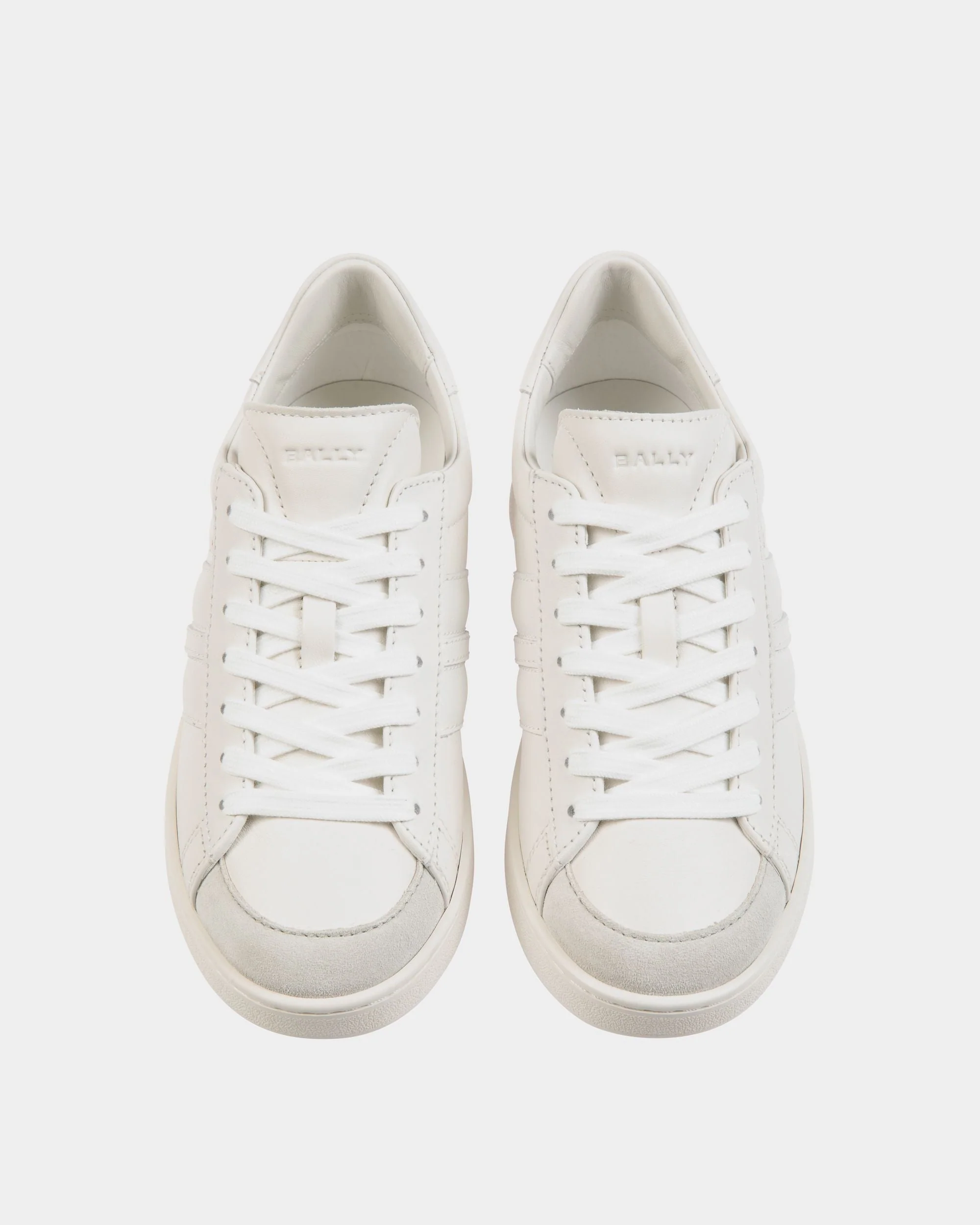 Tennis Sneaker In White Leather - Image 5