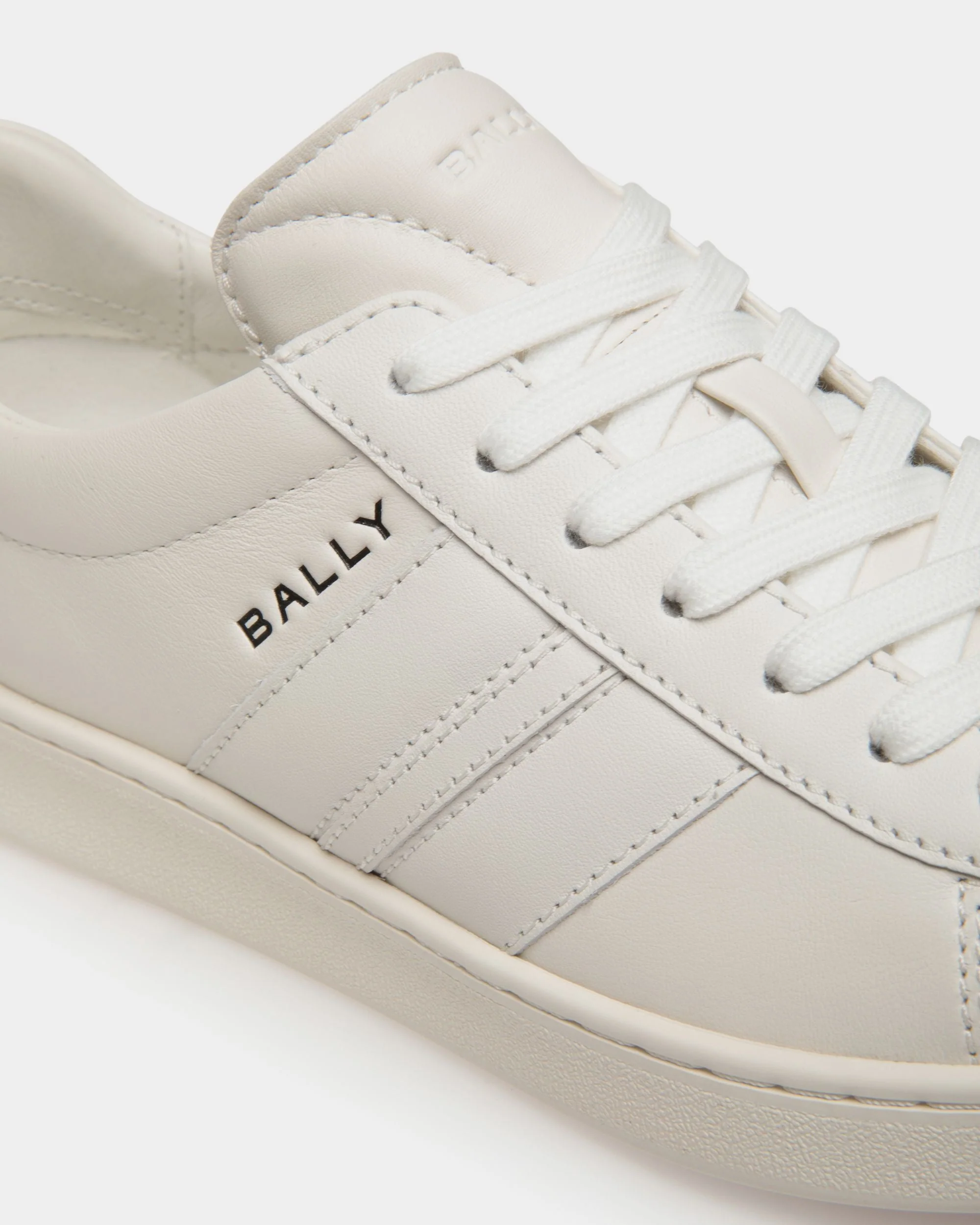 Tennis Sneaker In White Leather - Image 6