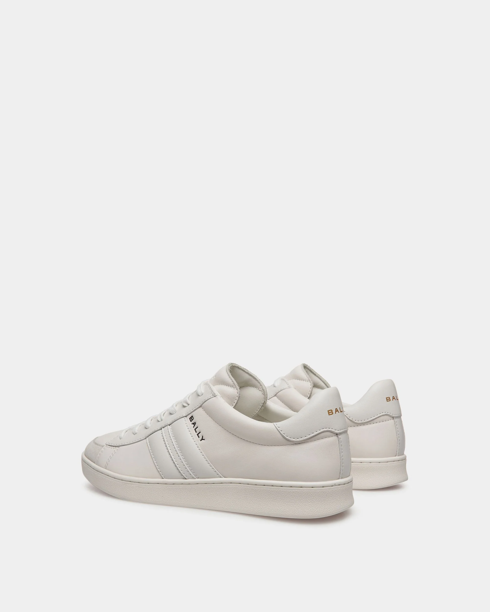 Tennis Sneaker In White Leather - Image 4