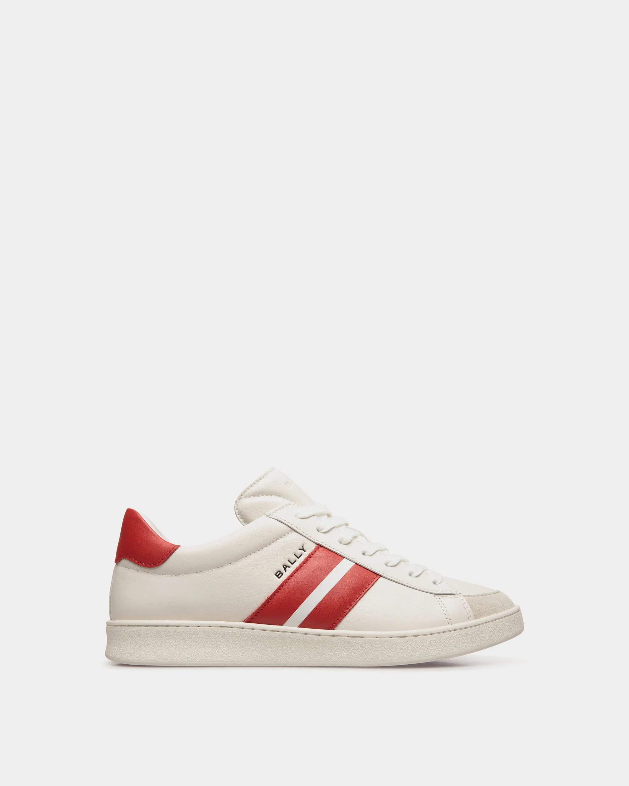 Tennis Sneaker In White Leather