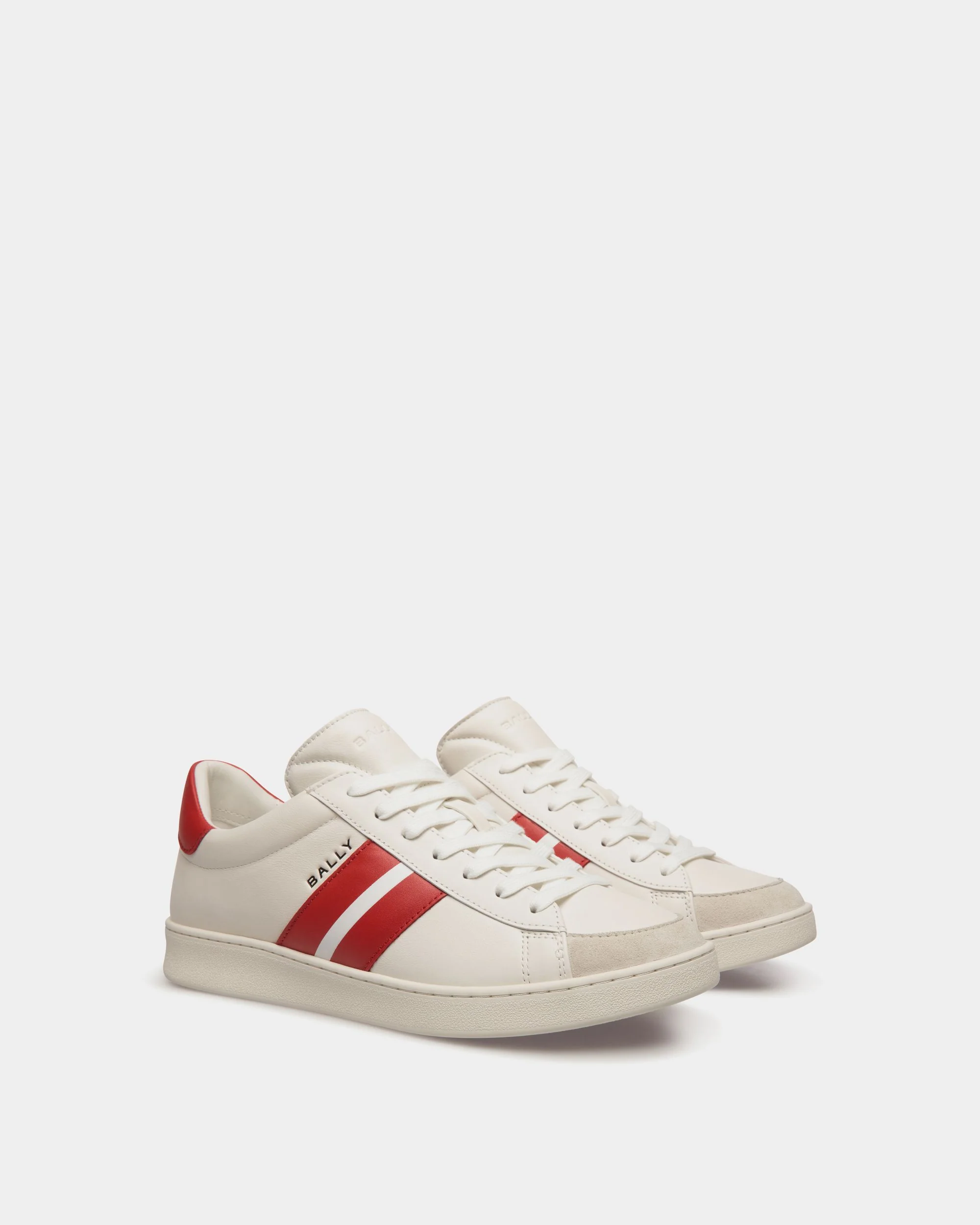 Tennis Sneaker In White Leather - Image 2