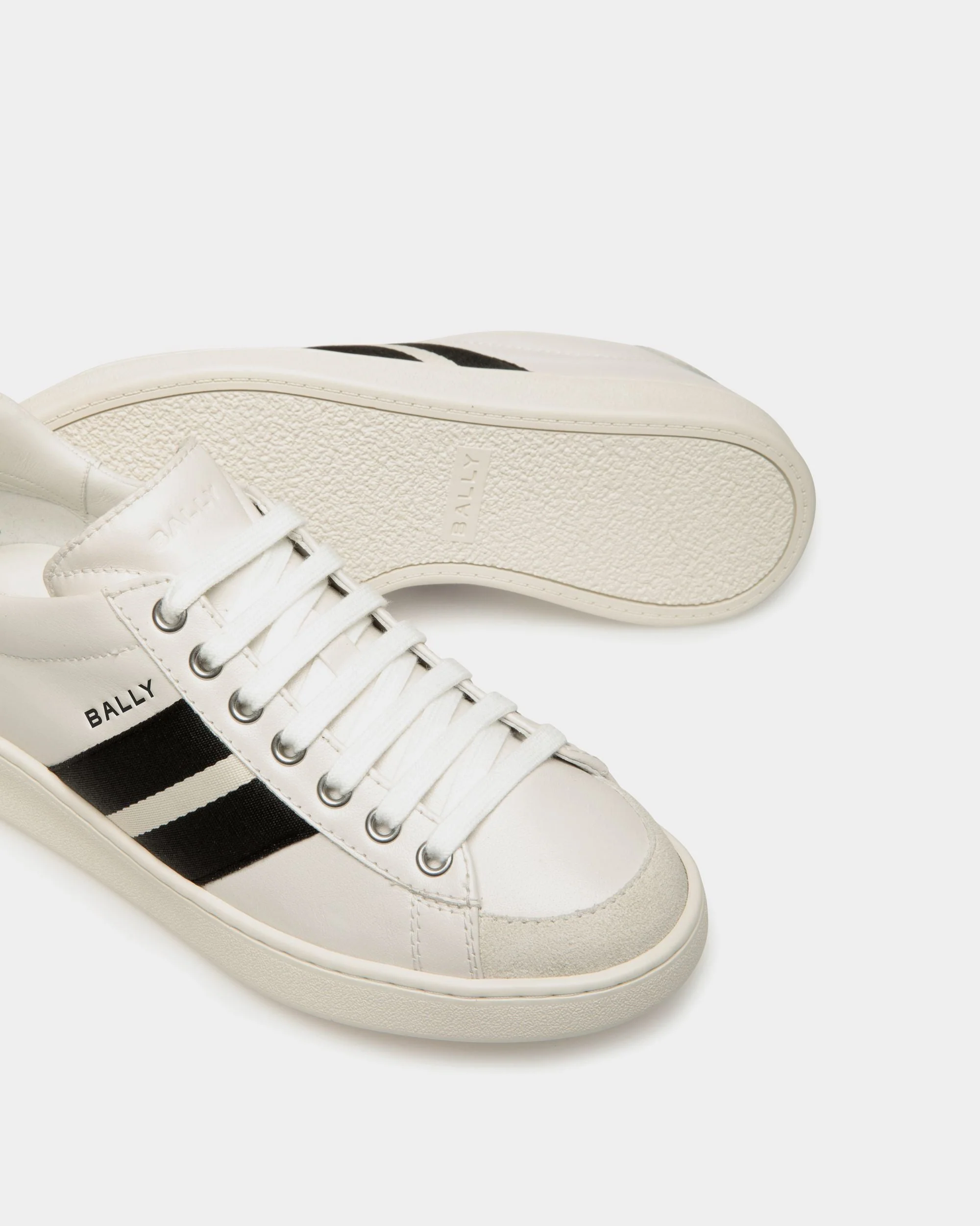 Tennis Sneaker In White Leather - Image 4