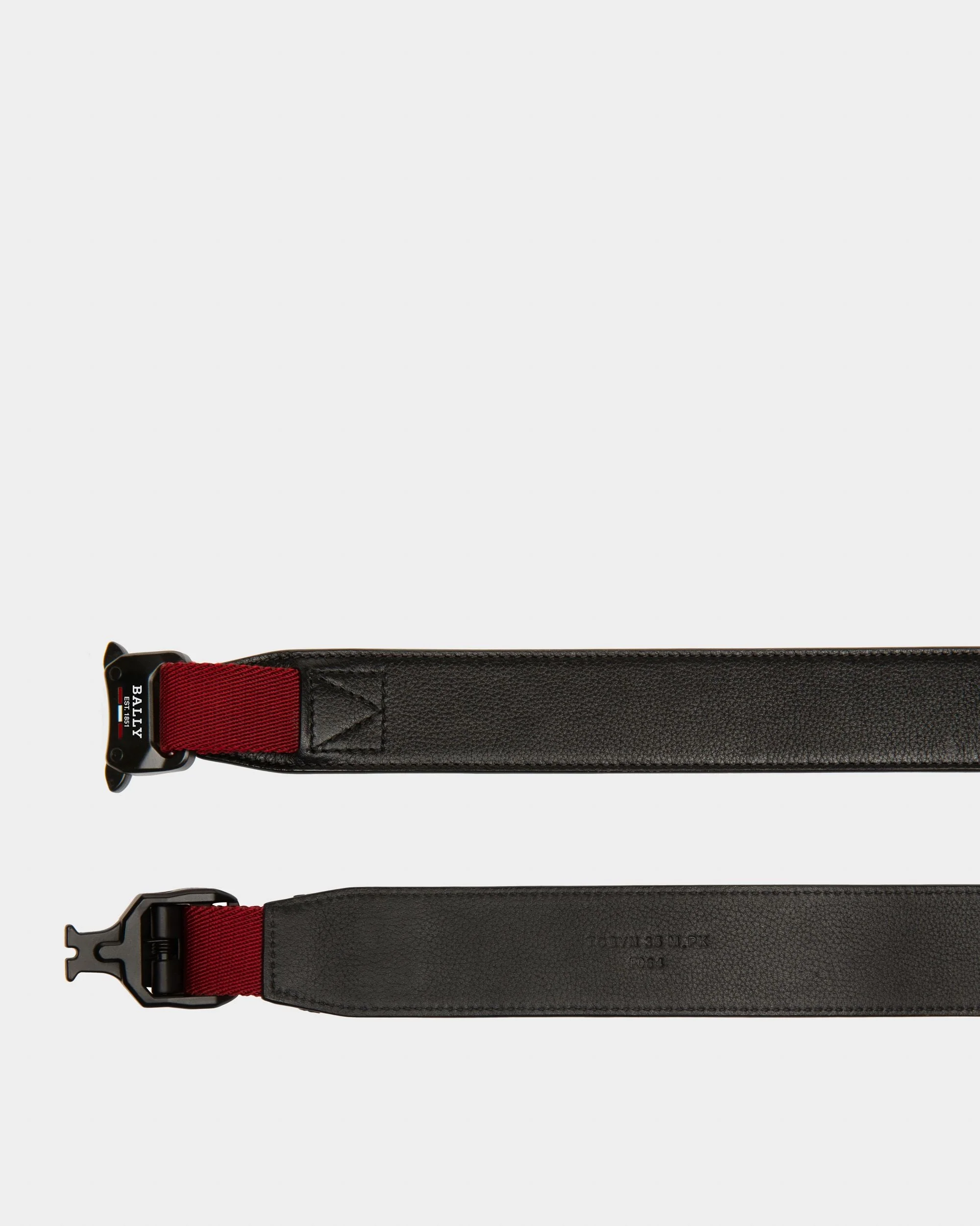 Tobyn Leather 35Mm Belt In Black - Image 4