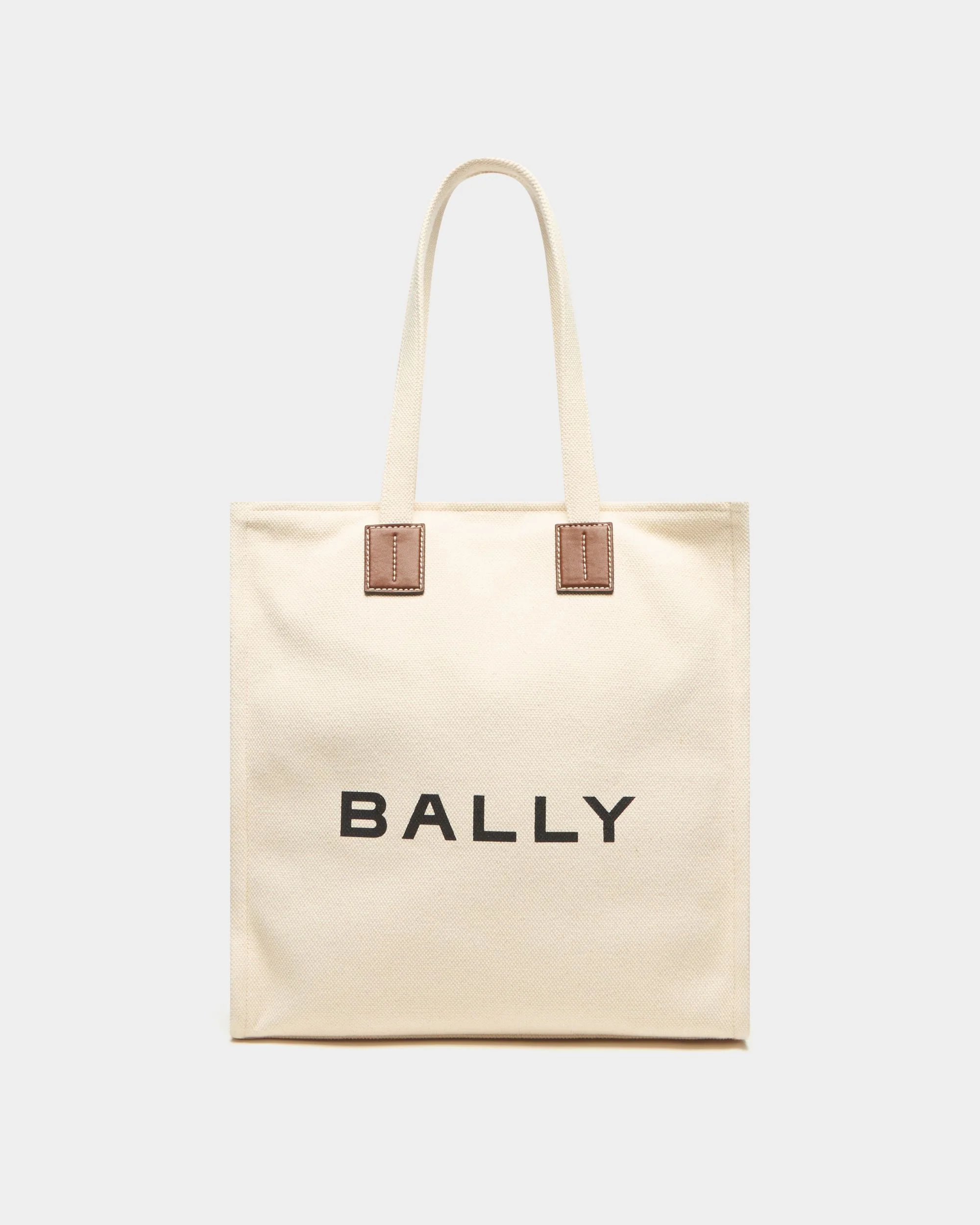 Tote Bag In Beige Canvas