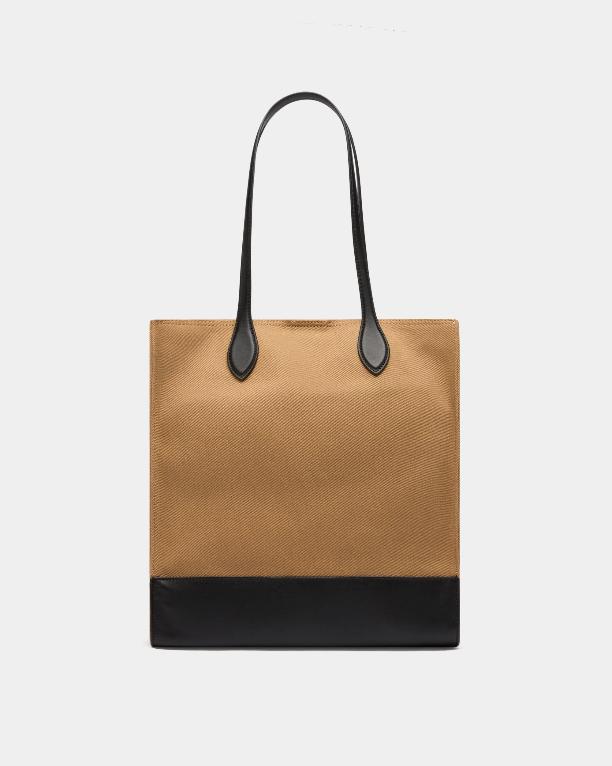 Tote Bag In Beige Canvas and Leather - Image 2