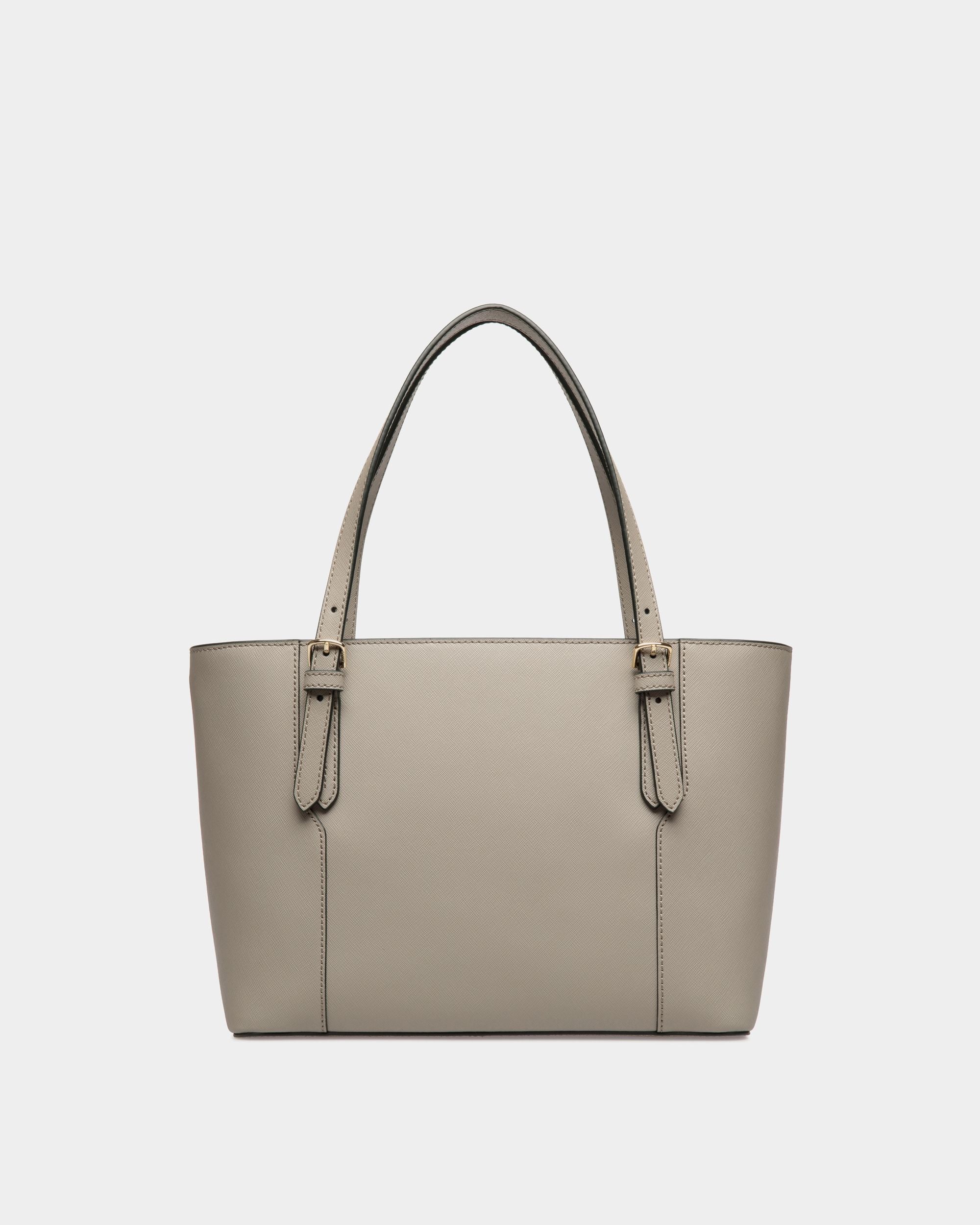Tote In Beige Embossed Leather - Image 2