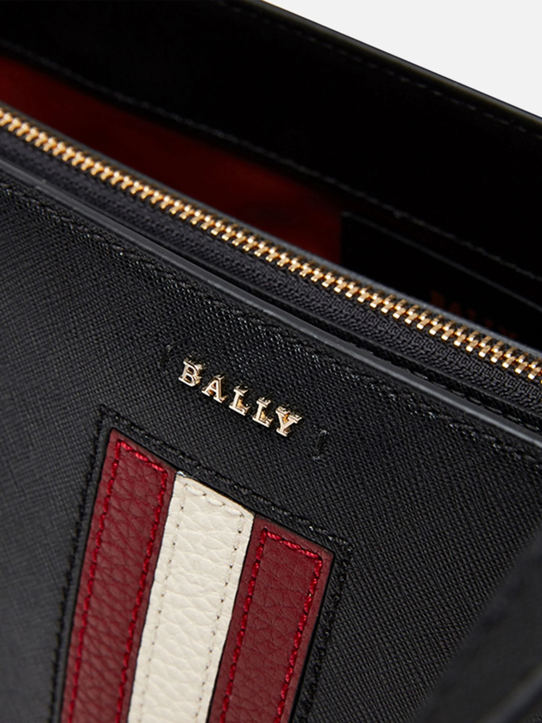 Tote in Black Embossed Leather - Image 4