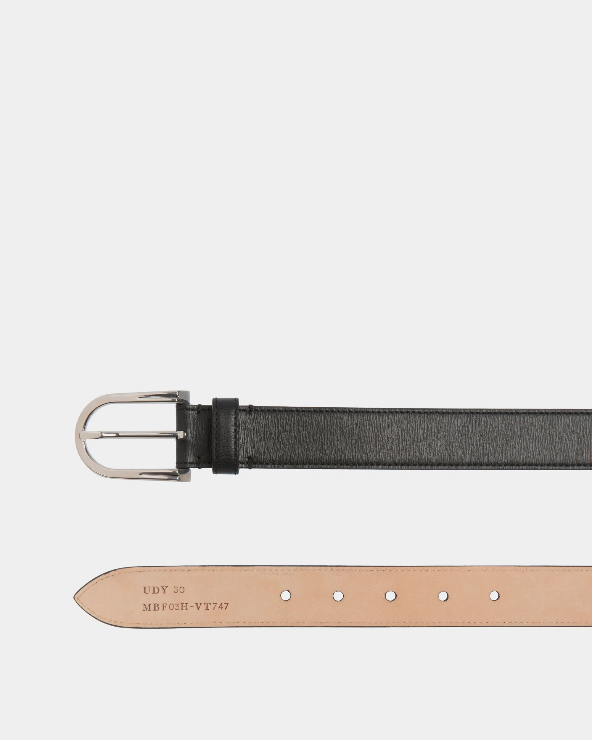 Udy 30mm Belt In Black Leather - Image 2