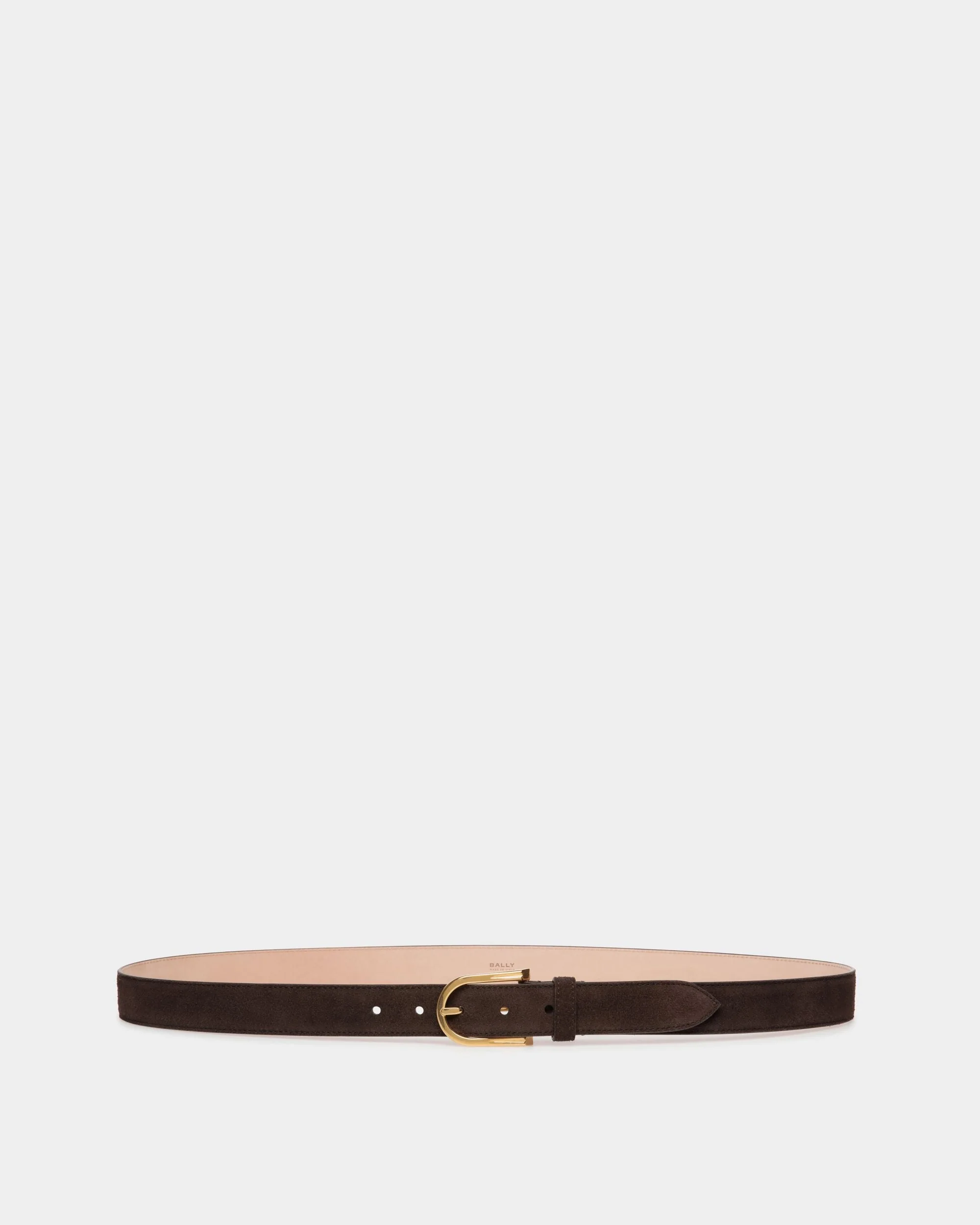 Udy 30mm Belt in Ebano Suede