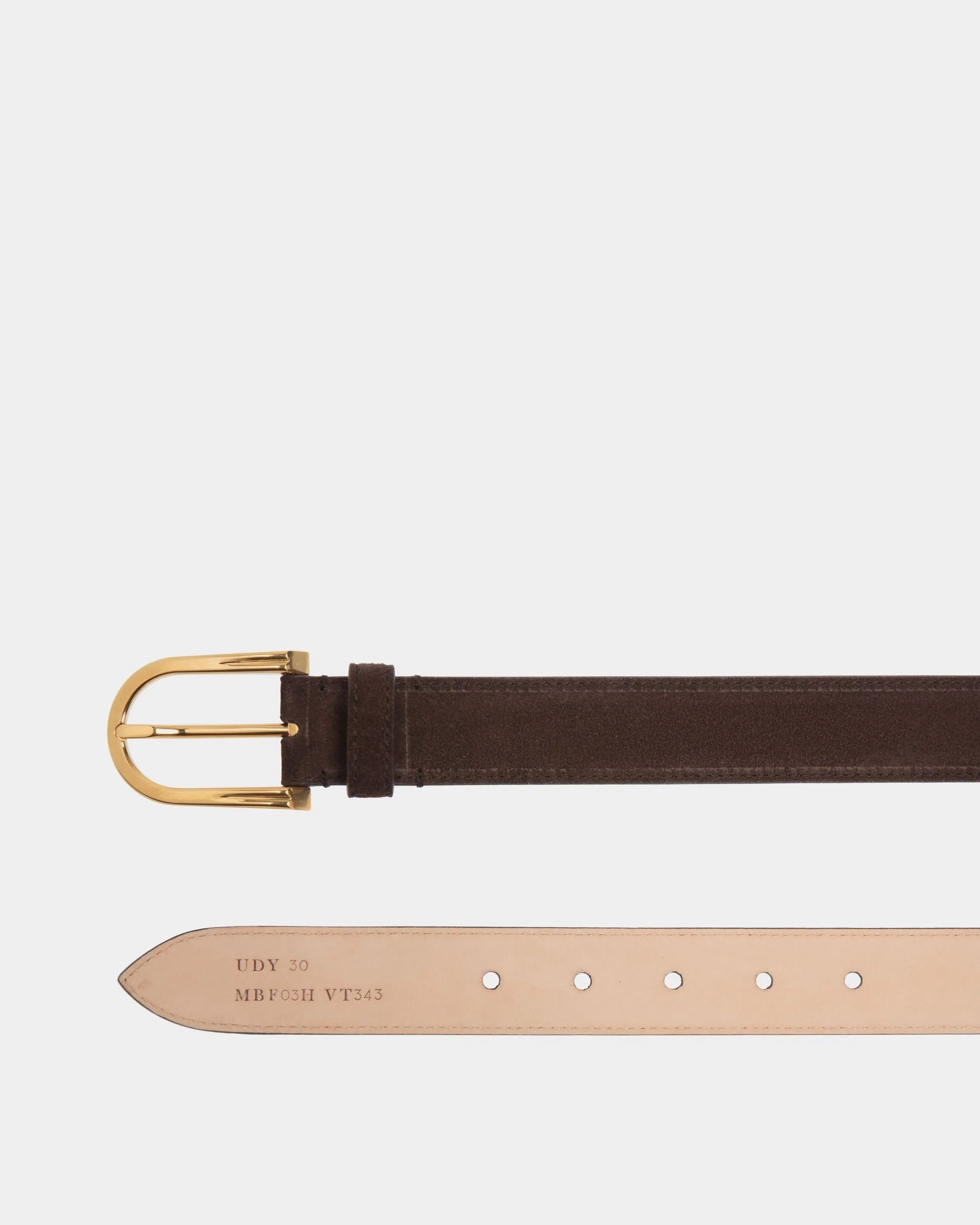 Udy 30mm Belt in Ebano Suede - Image 2