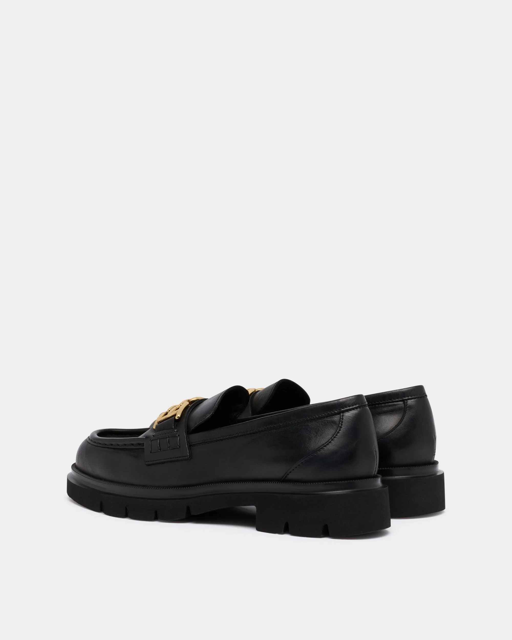Walidy Loafer in Black Leather - Image 4