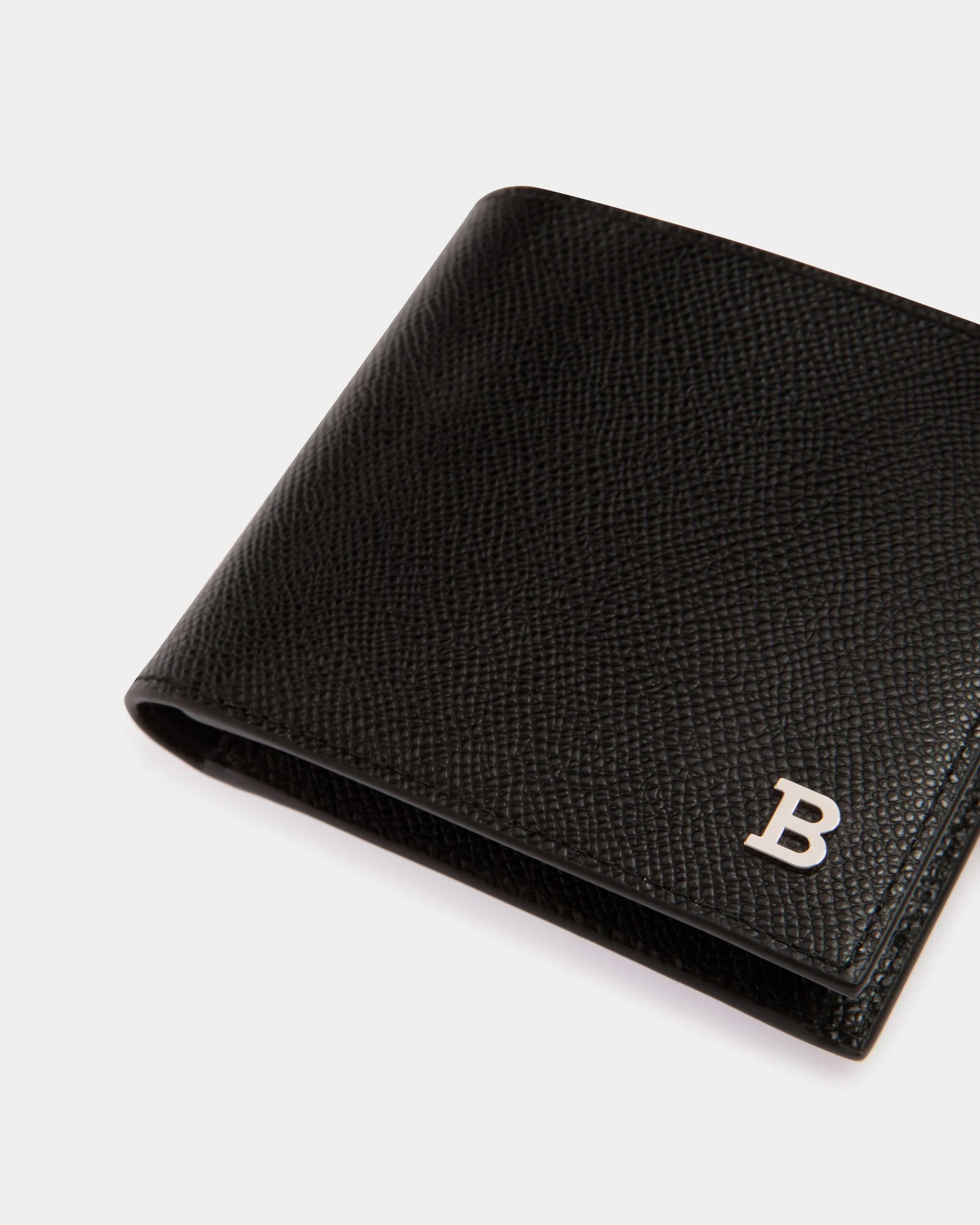 Wallet in Black Embossed Leather - Image 4