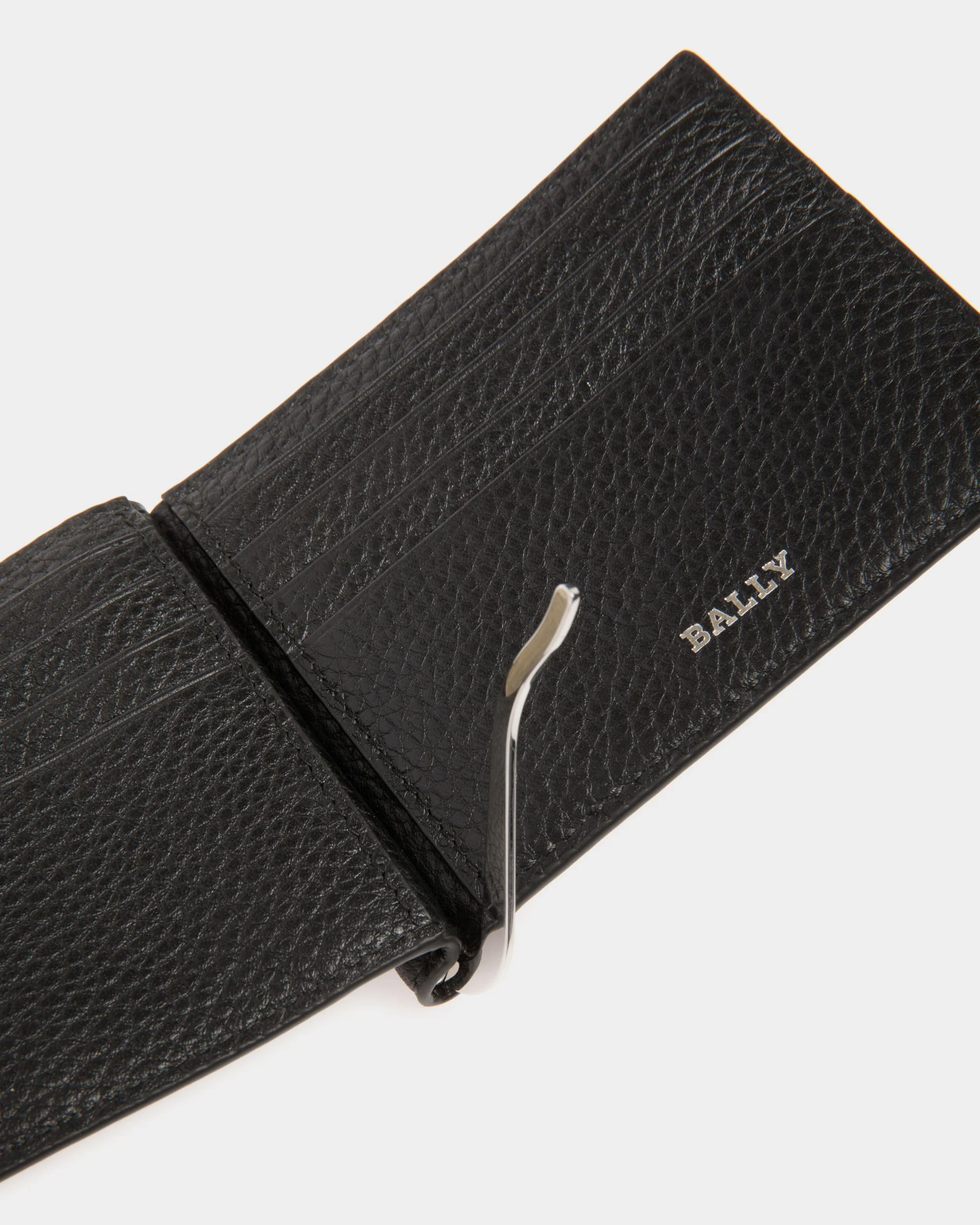 Wallet in Black Embossed Leather - Image 4
