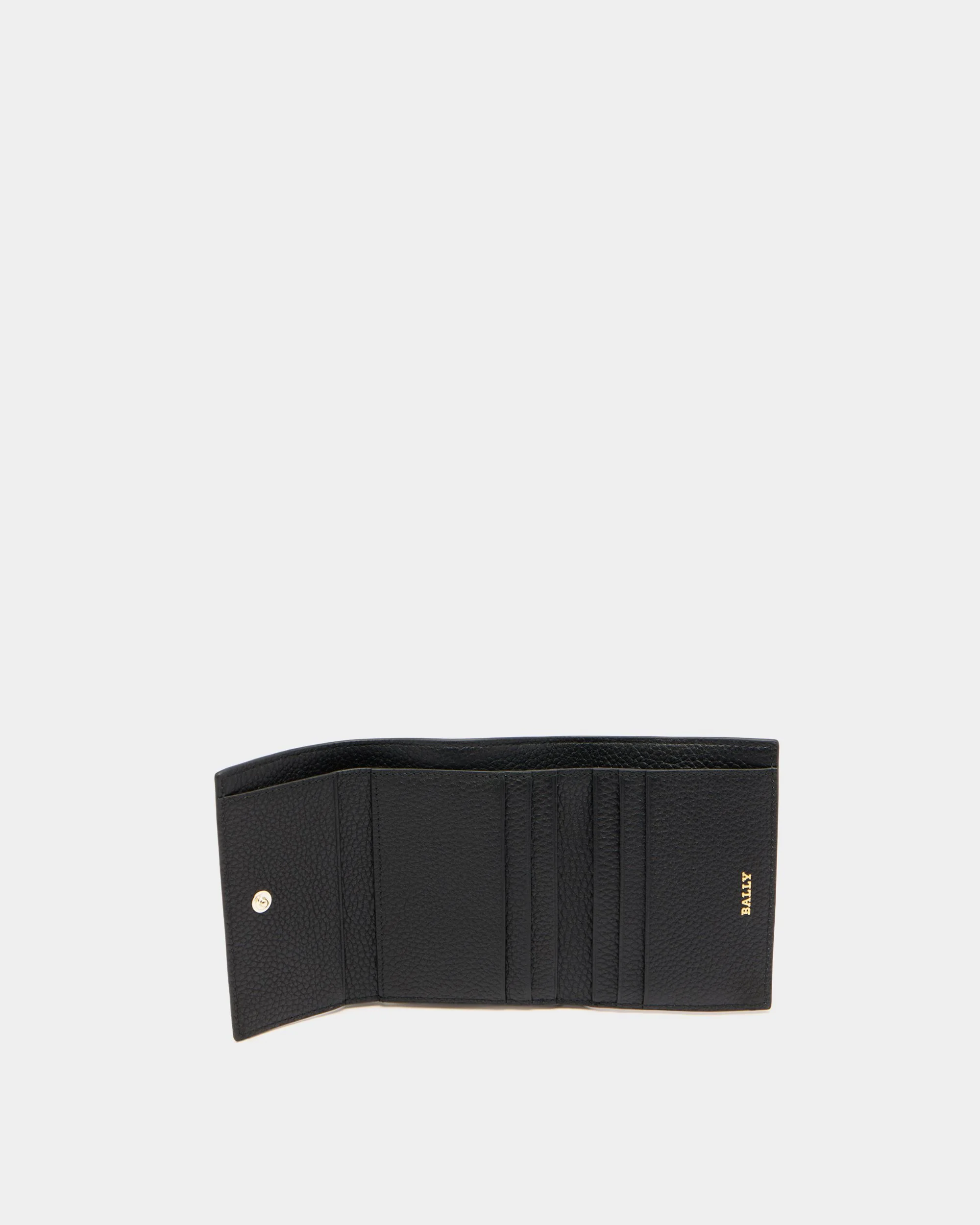 Wallet in Black Grained Leather - Image 3