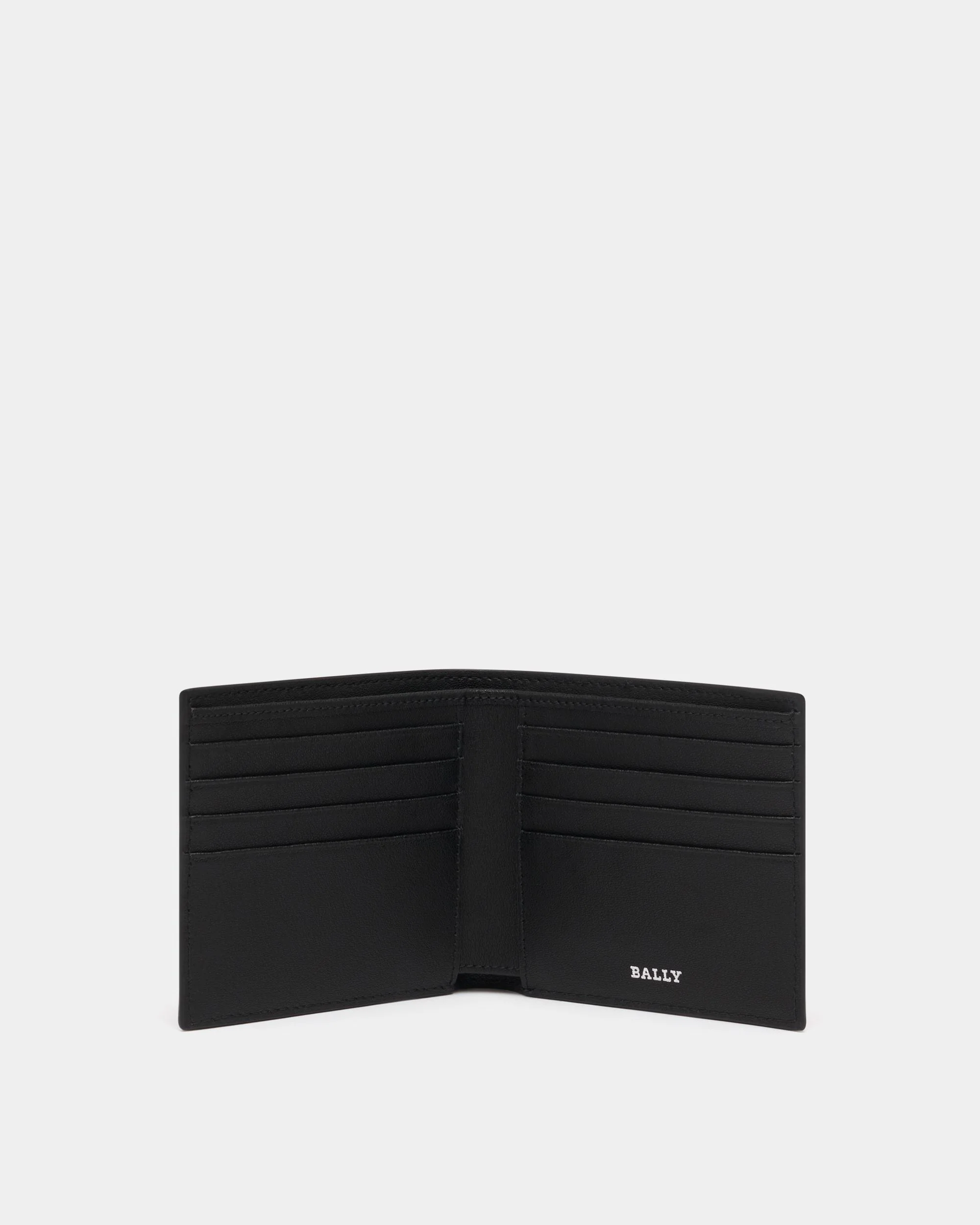 Wallet in Black Leather With a Bally Ribbon - Image 3