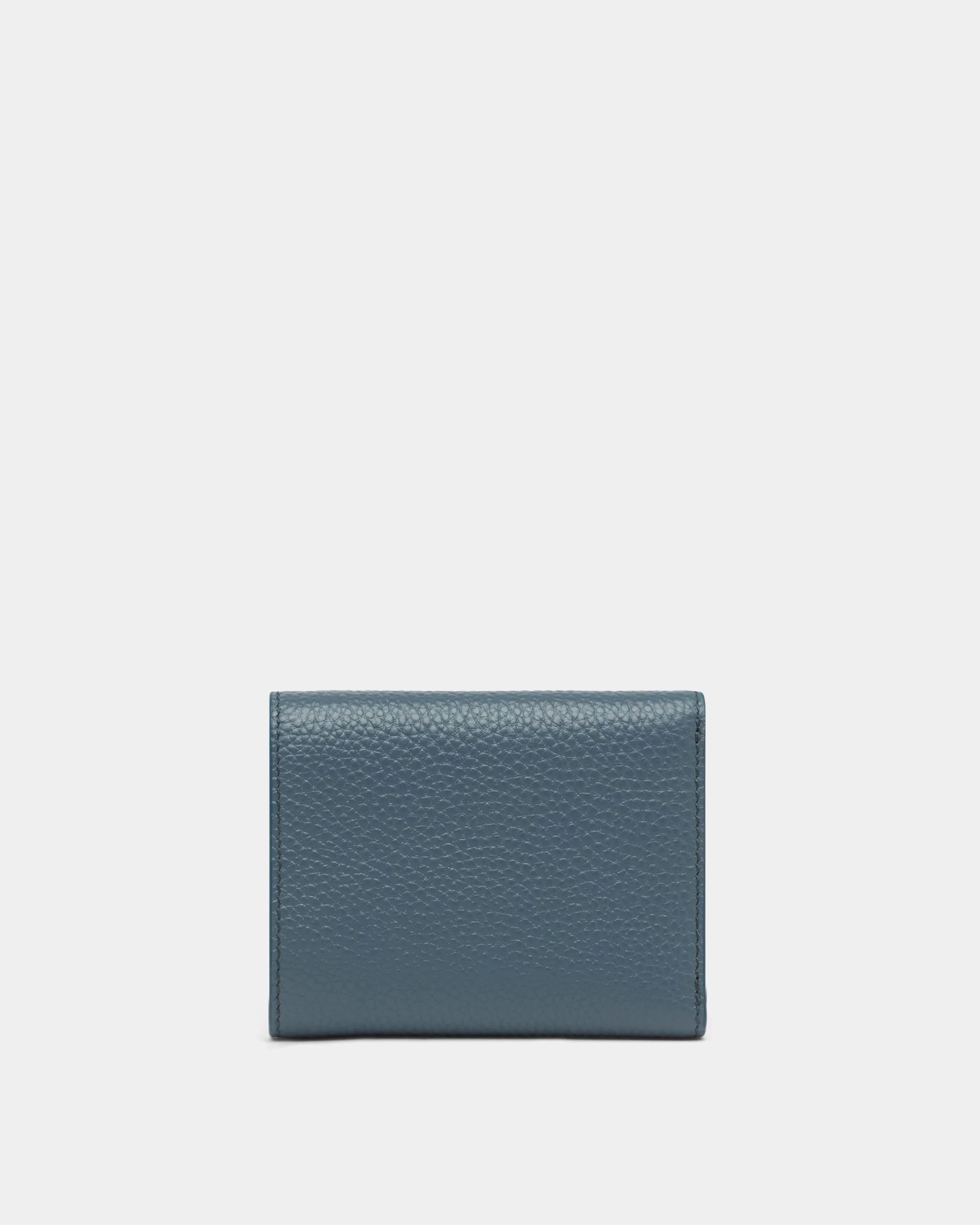 Wallet in Blue Grained Leather - Image 2