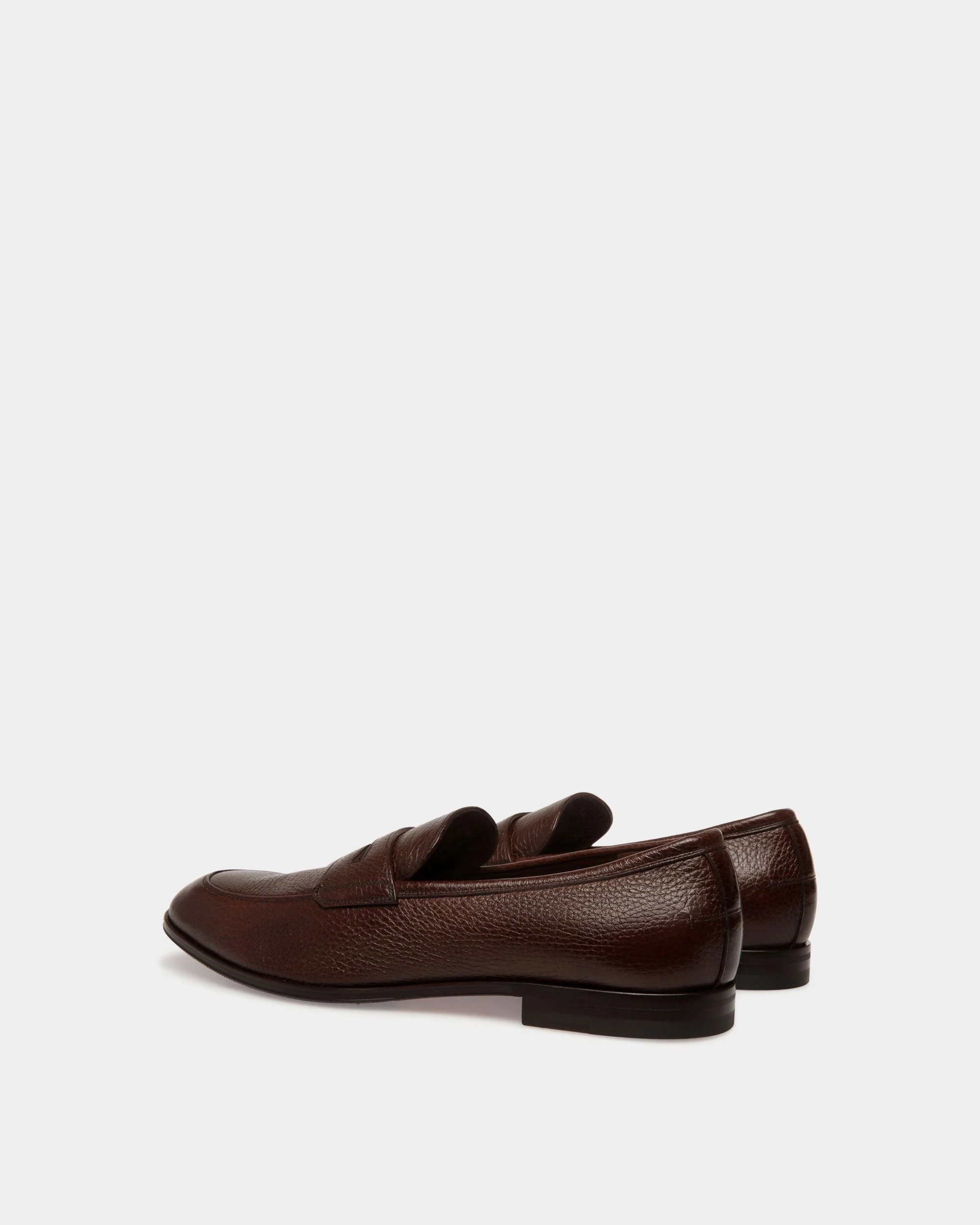 Webb Leather Loafers In Brown - Image 4