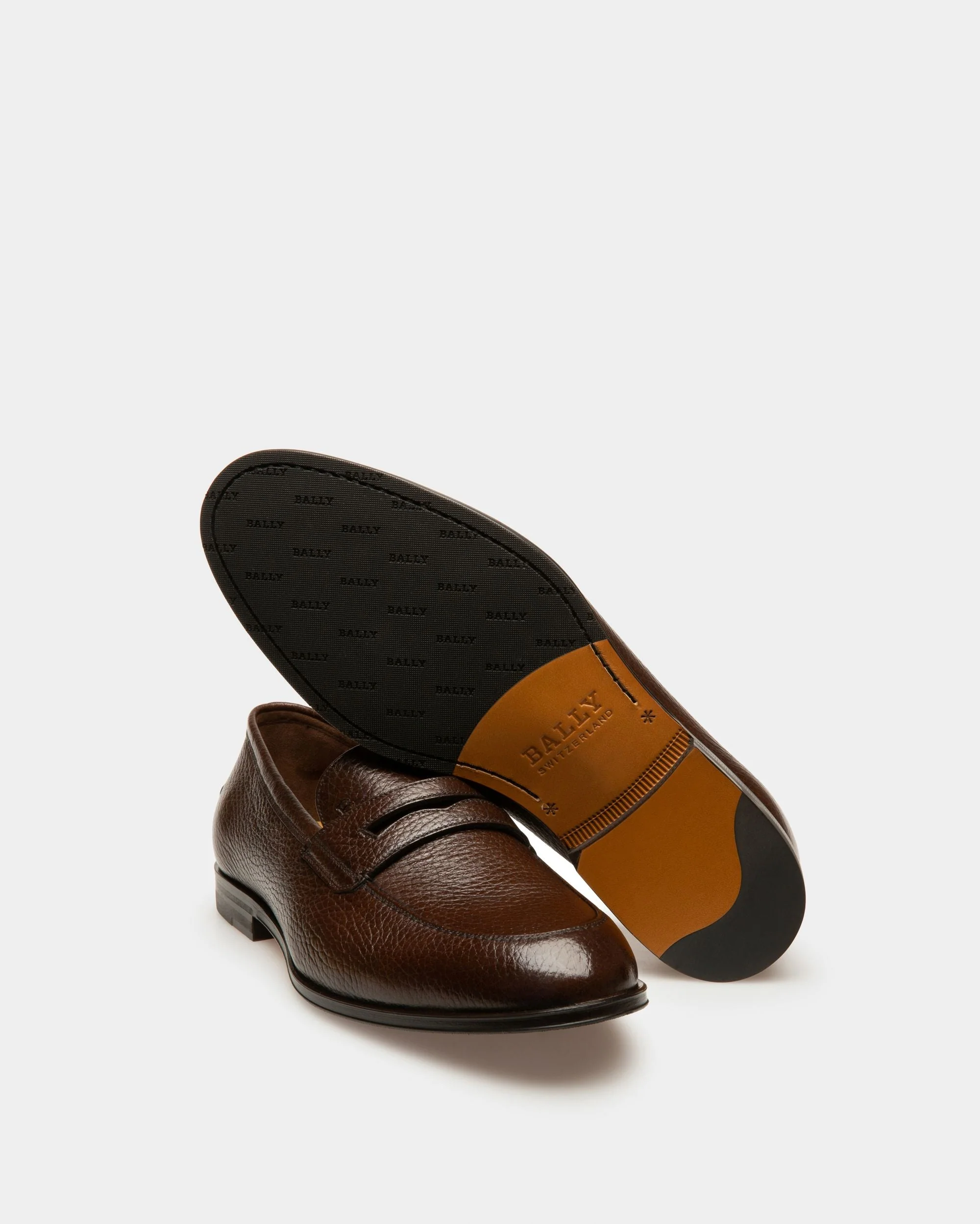 Webb Leather Loafers In Brown - Image 5