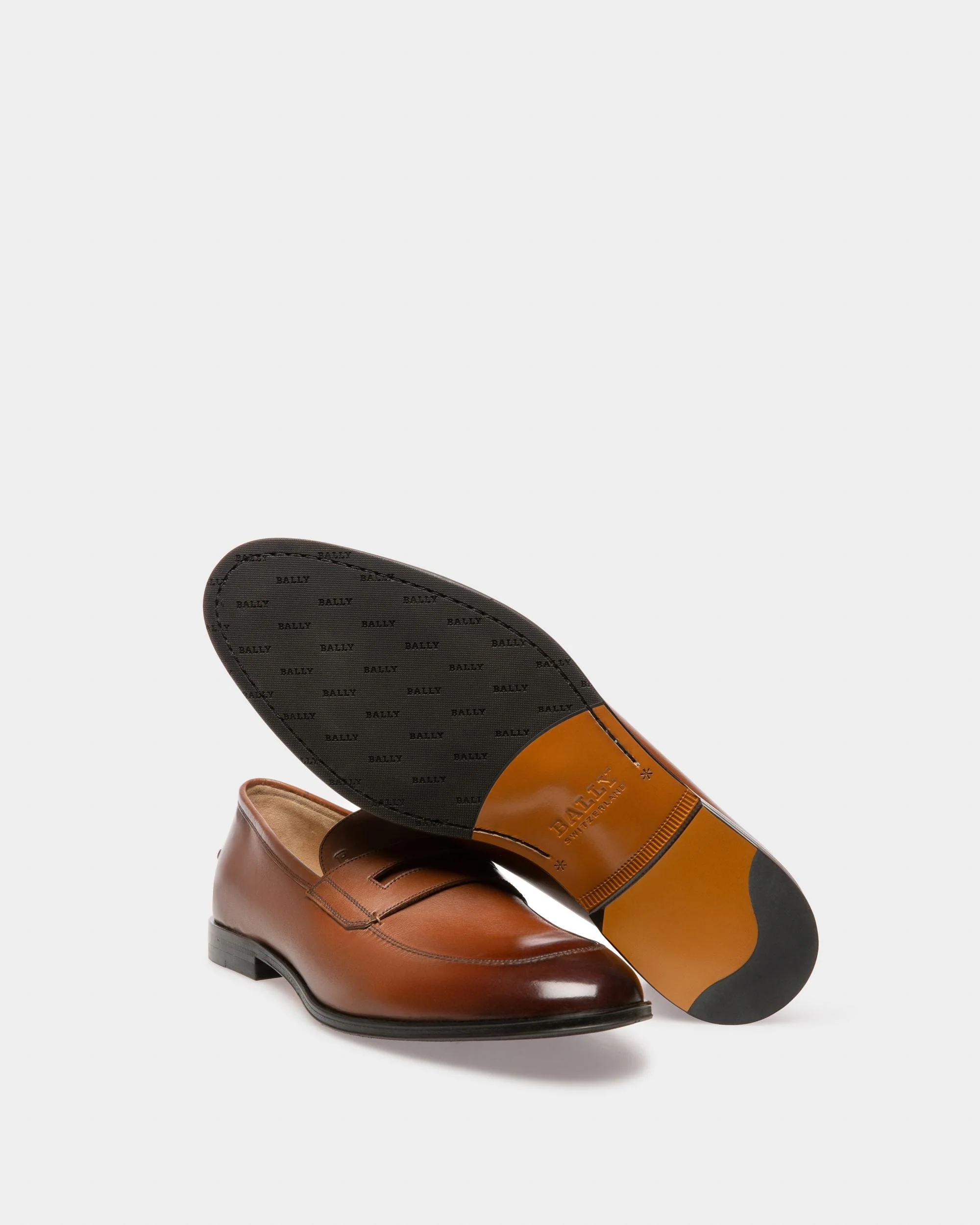Webb Leather Loafers In Brown - Image 4