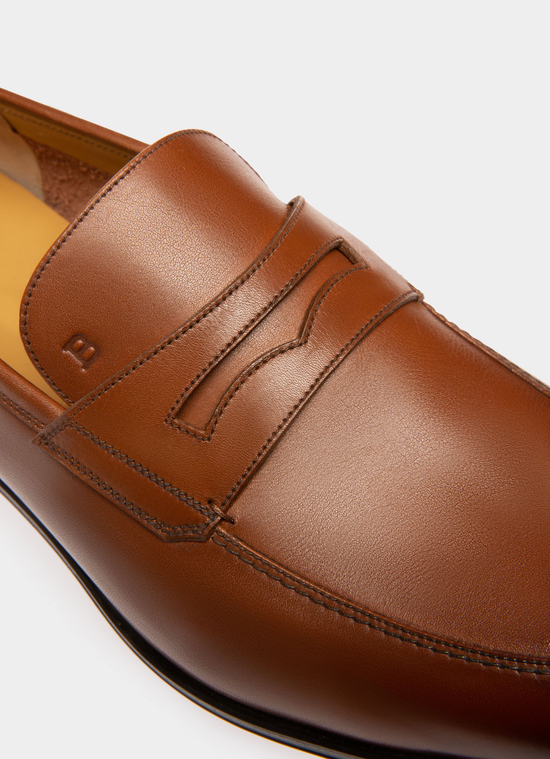 Webb Leather Loafers In Brown - Image 5