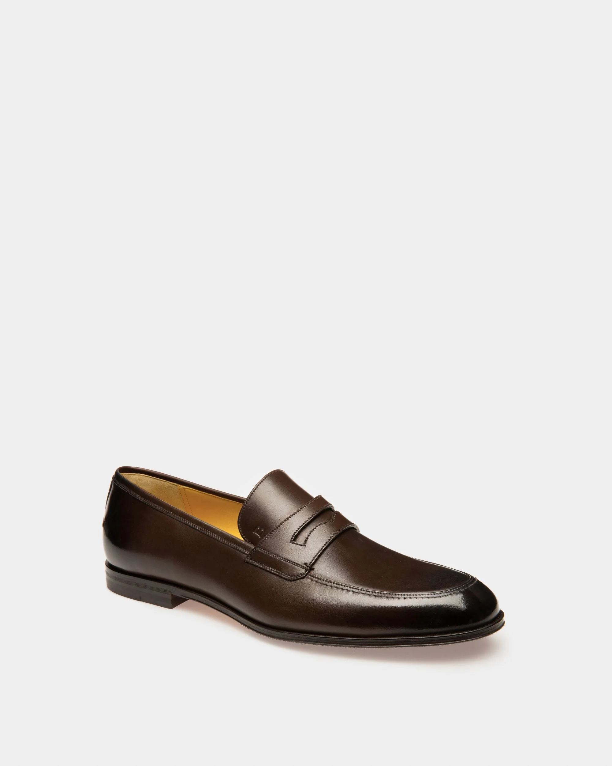 Webb Leather Loafers In Coffee - Image 2