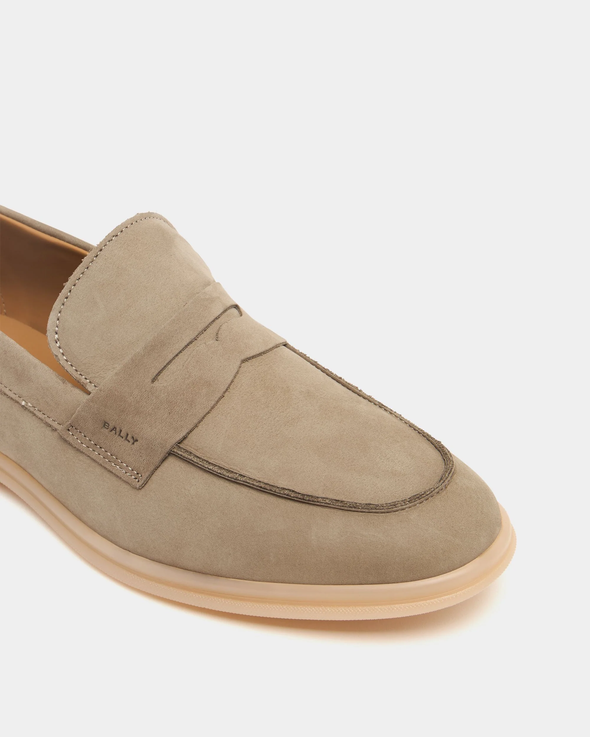 Webbing Loafer in Beige Suede - Image 5