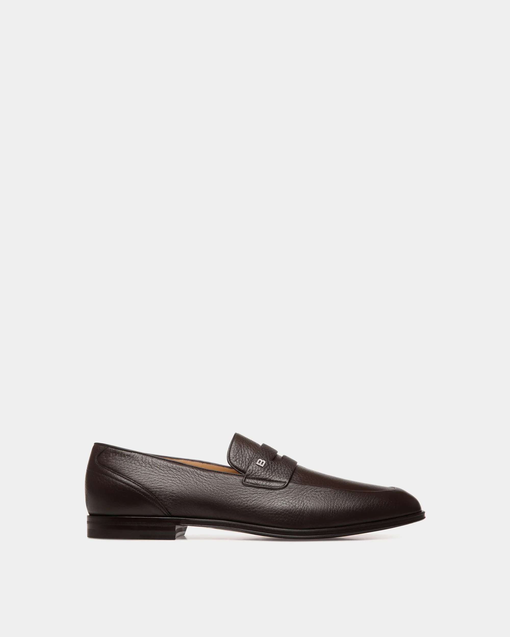Westminster Loafer in Ebano Grained Leather