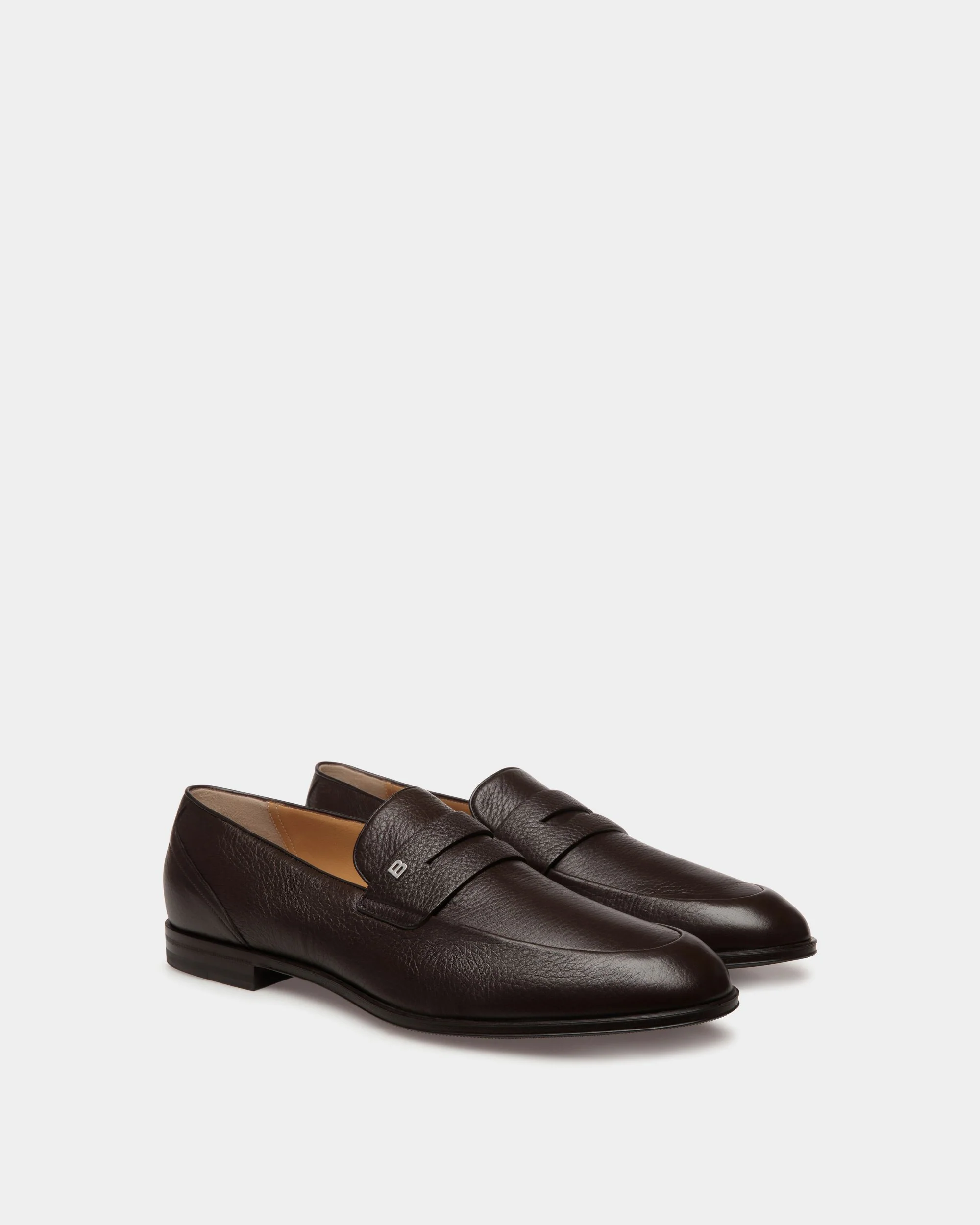 Westminster Loafer in Ebano Grained Leather - Image 3