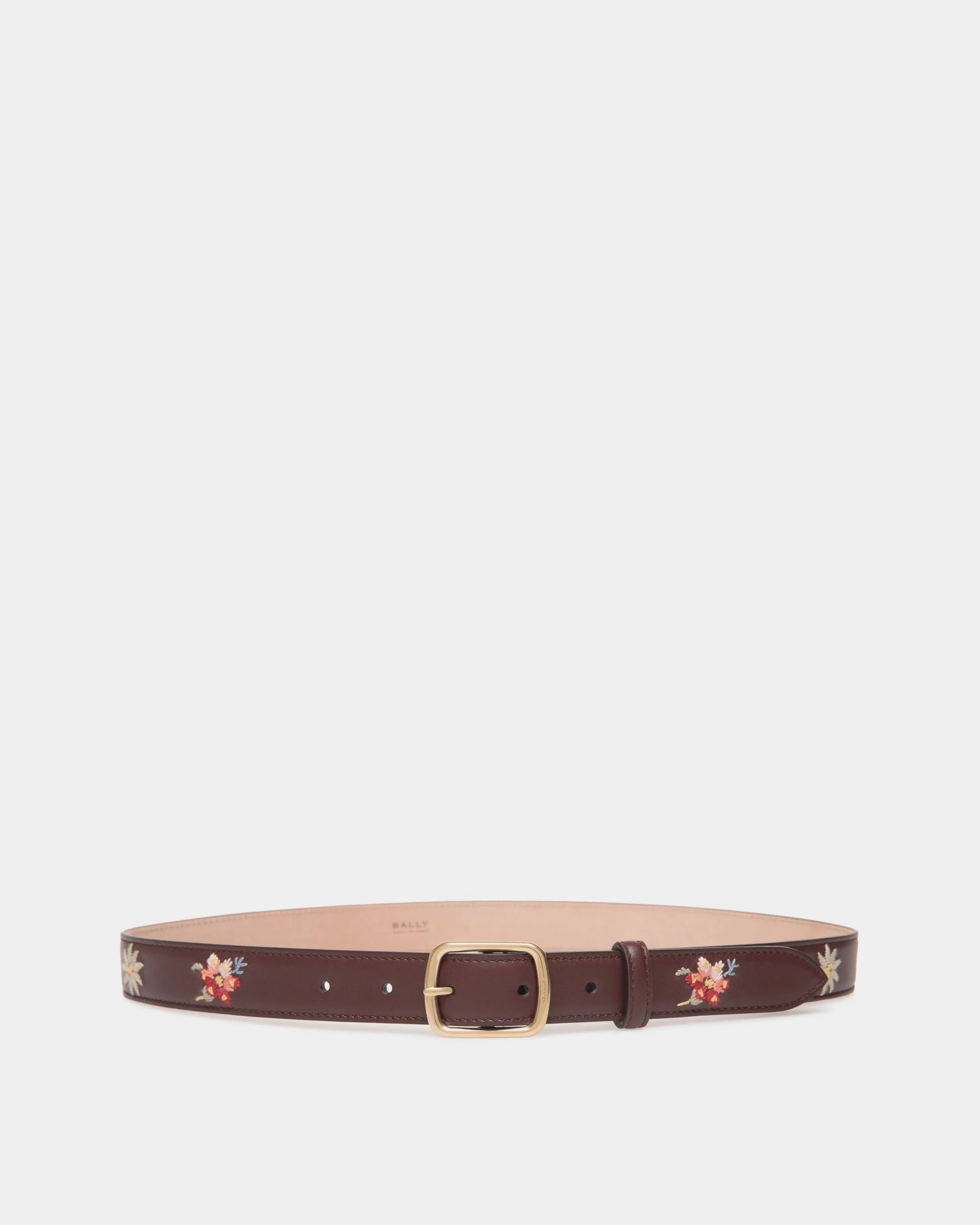 Winter Capsule 25mm Belt in Chestnut Brown Leather