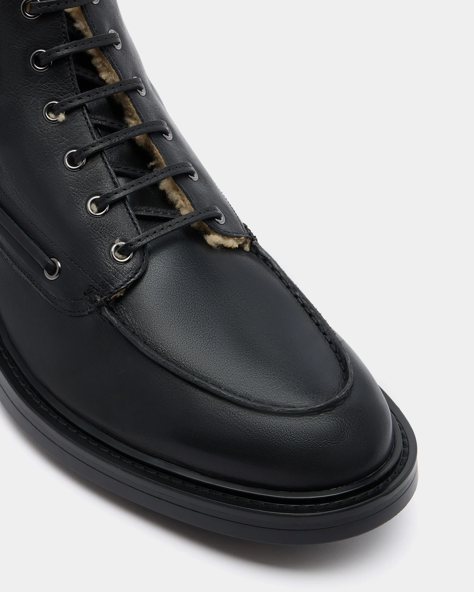 Winter Capsule Boot in Black Leather - Image 5
