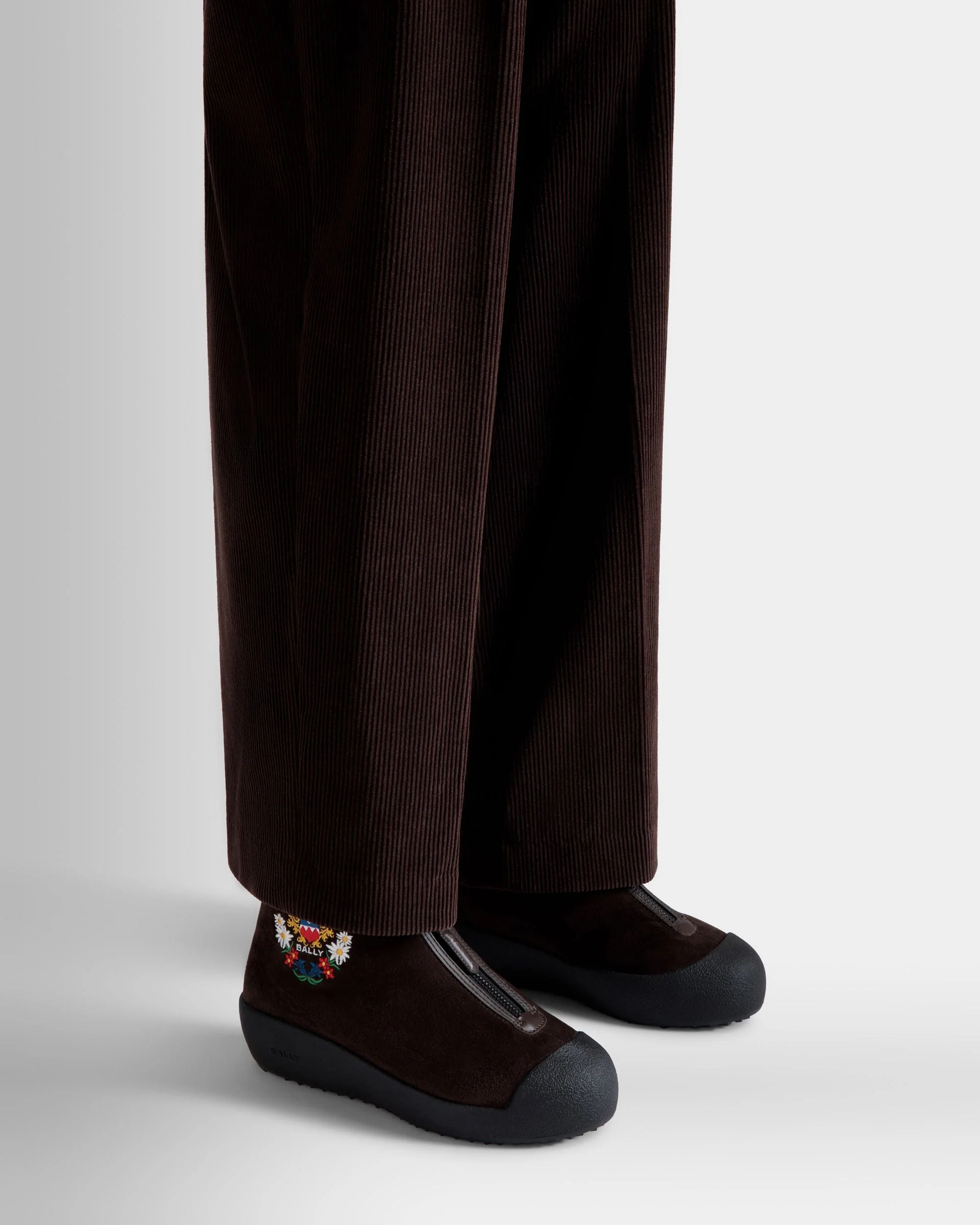 Winter Capsule Capsule Bootie in Brown Suede - Image 2