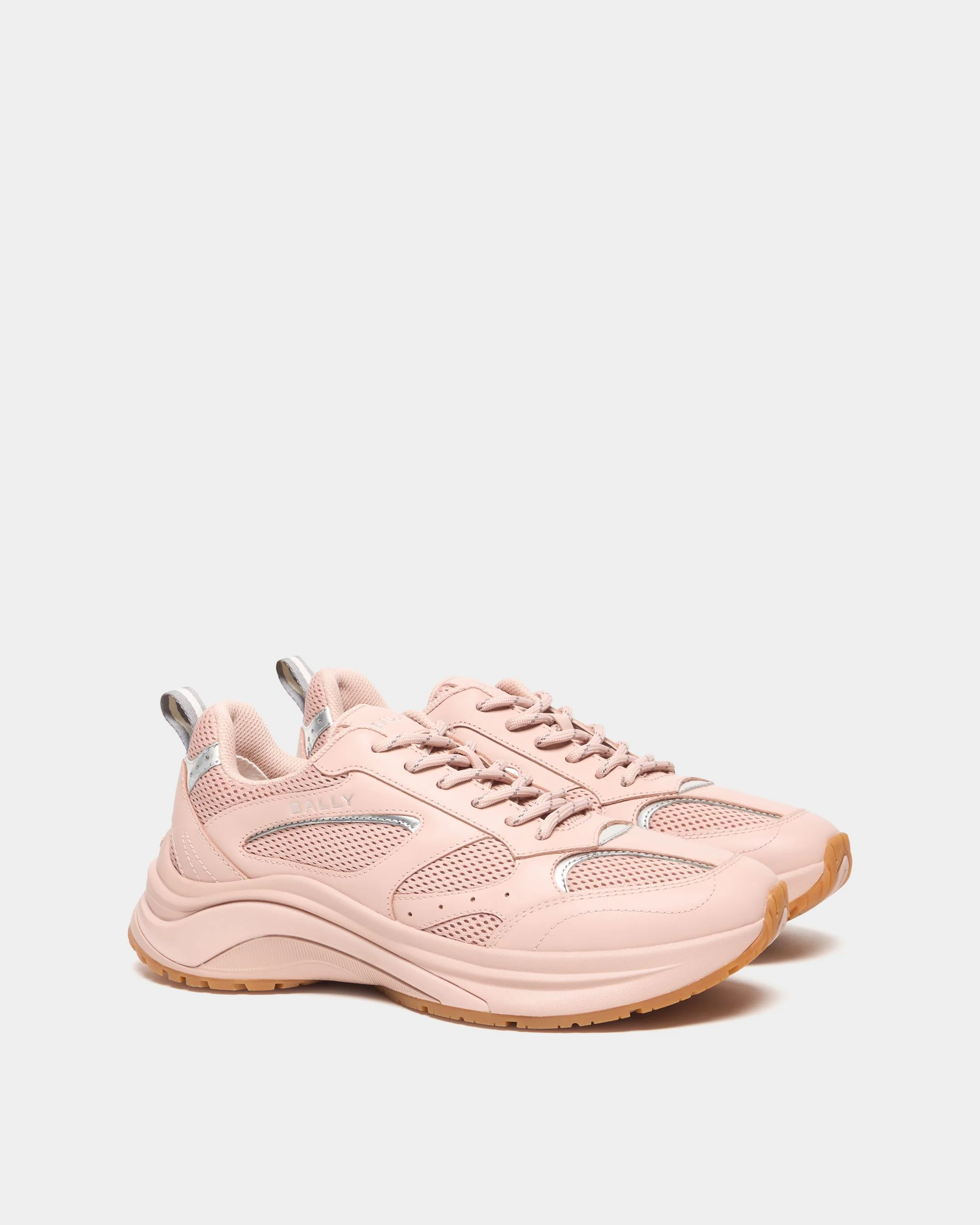 Woge Sneaker in Light Pink Fabric - Image 3