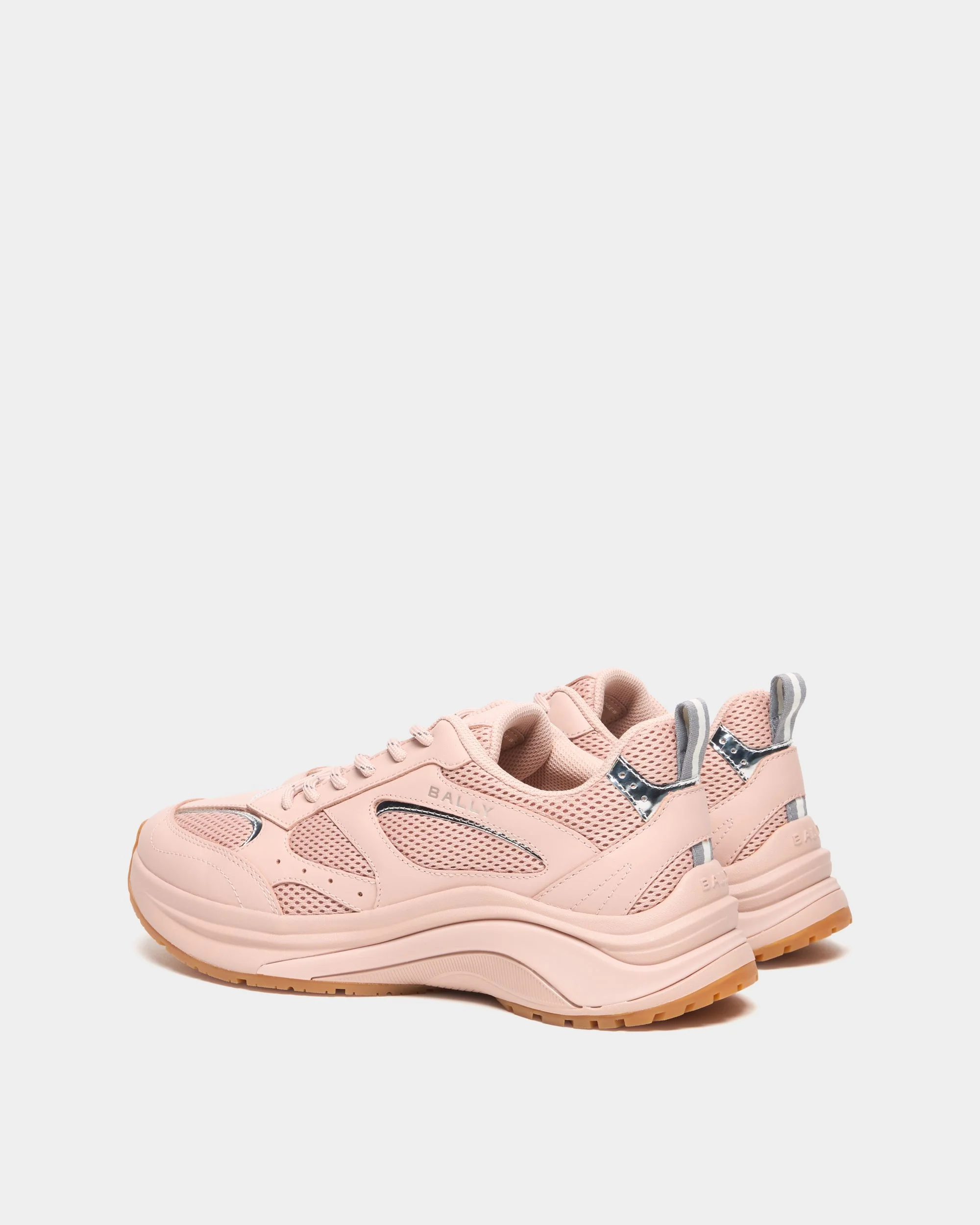 Woge Sneaker in Light Pink Fabric - Image 4