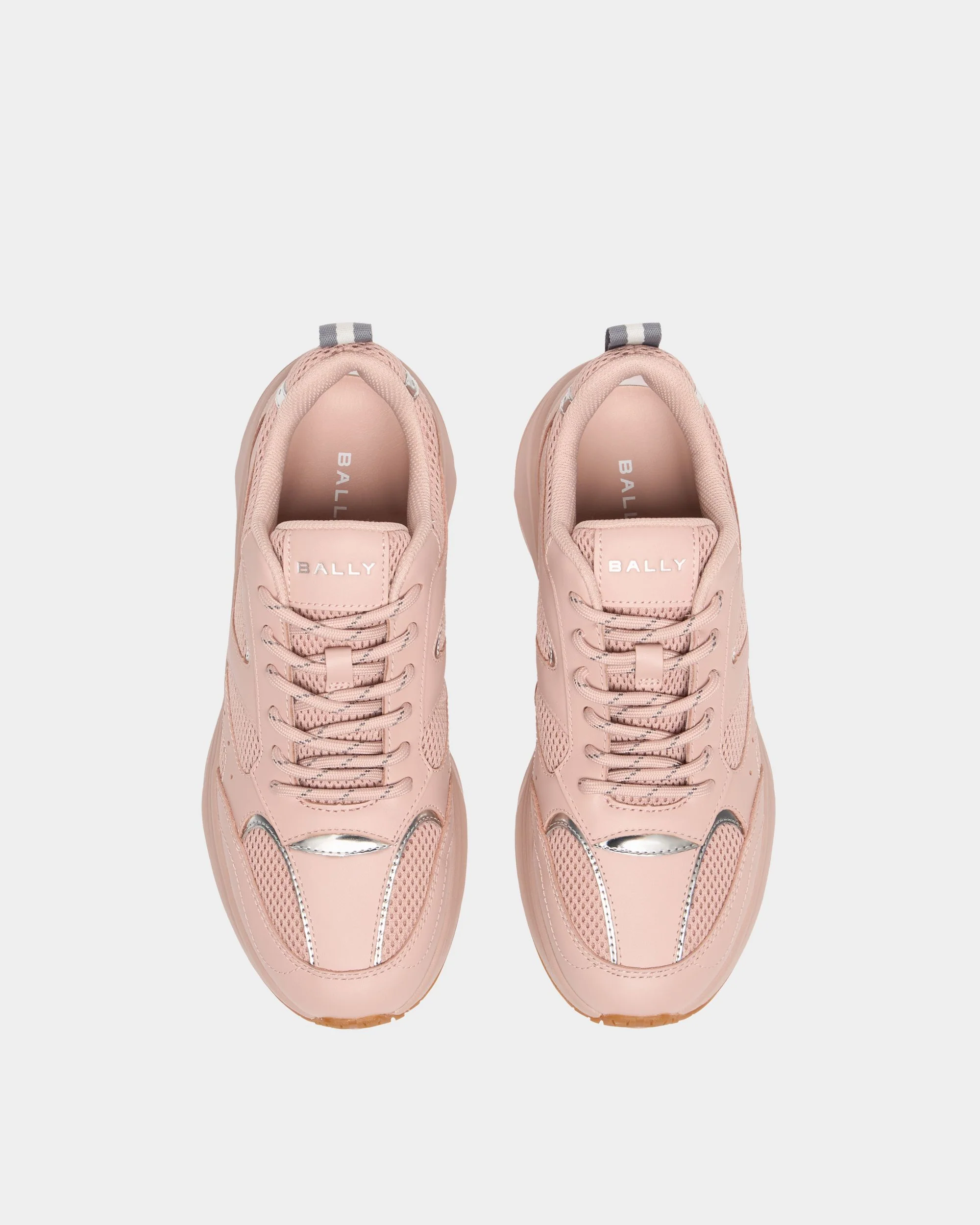 Woge Sneaker in Light Pink Fabric - Image 5