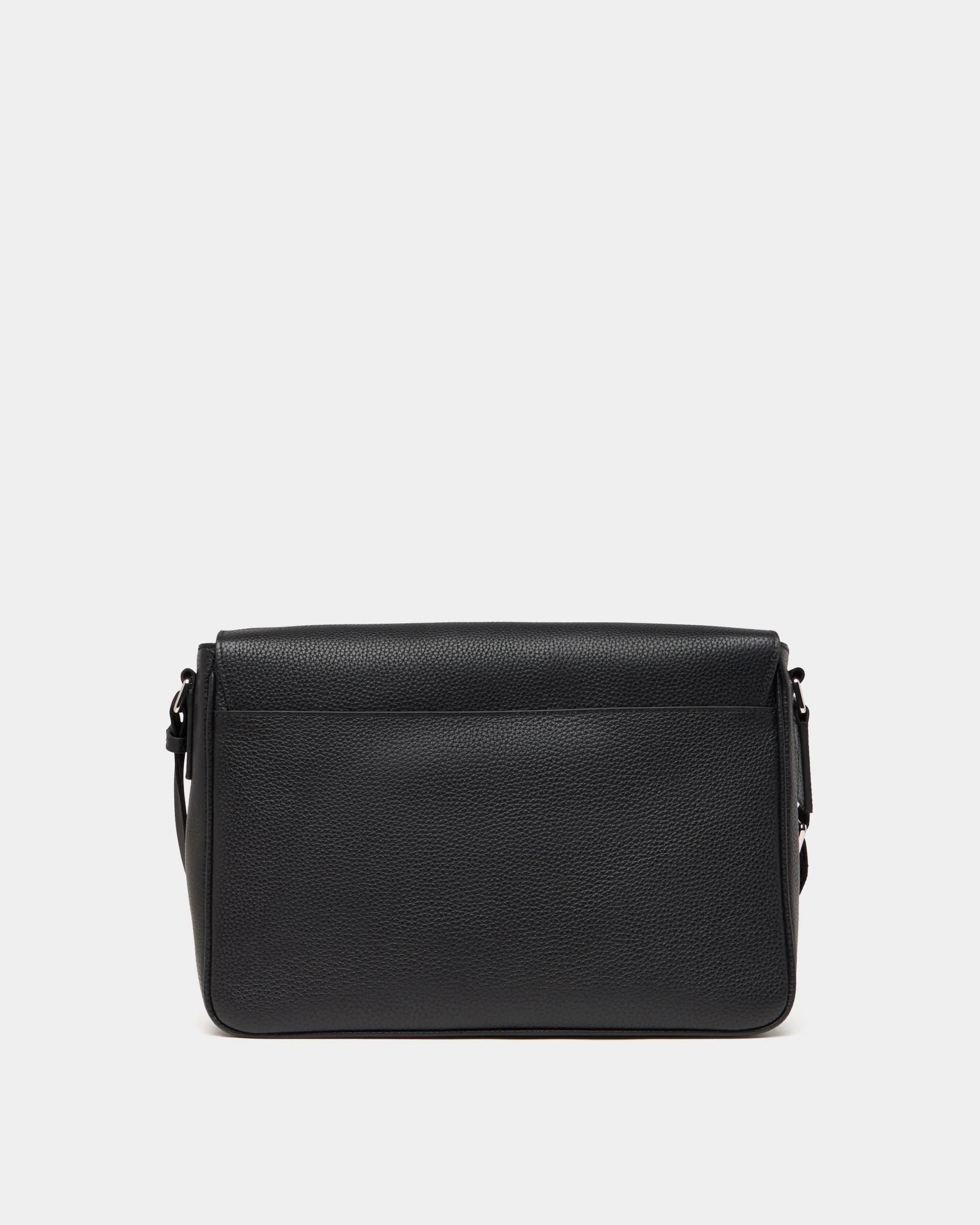 York Messenger Bag In Black Grained Leather - Image 2