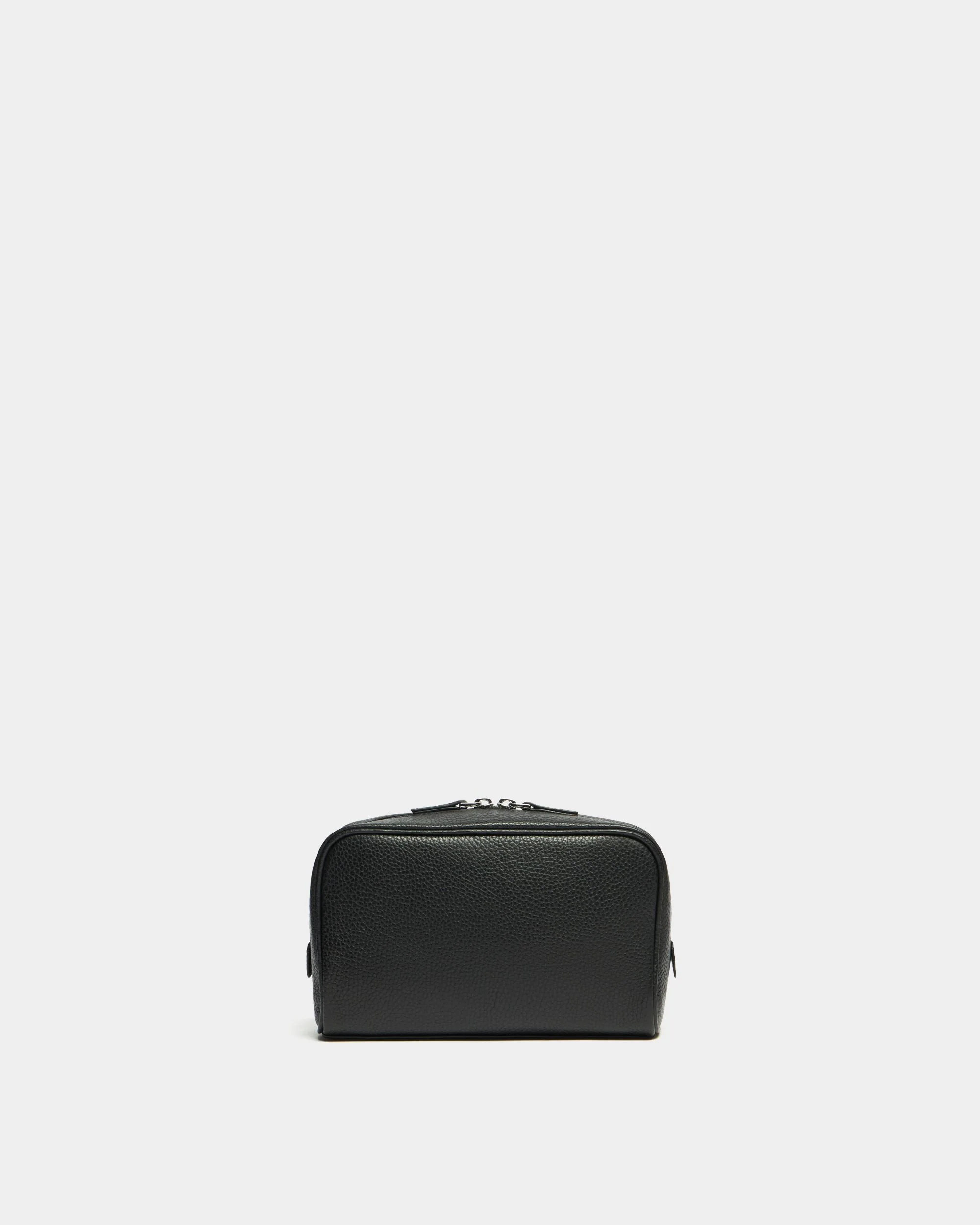 York Pouch In Black Grained Leather - Image 2