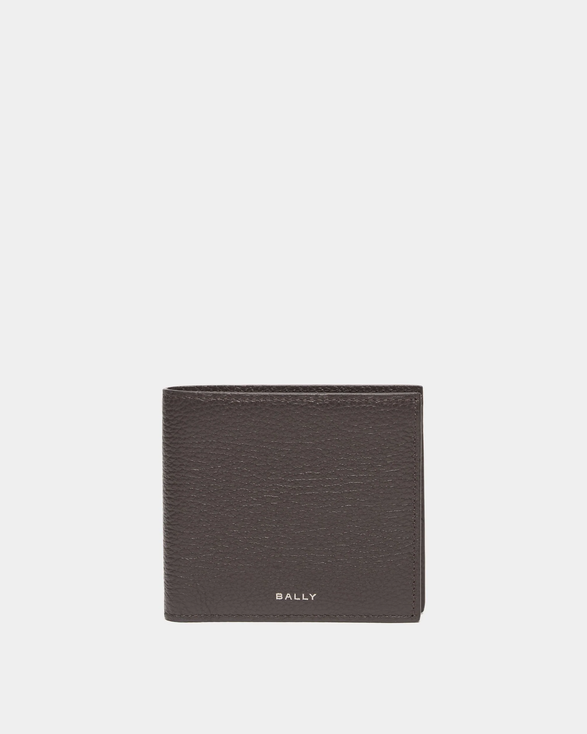 York Wallet In Brown Grained Leather