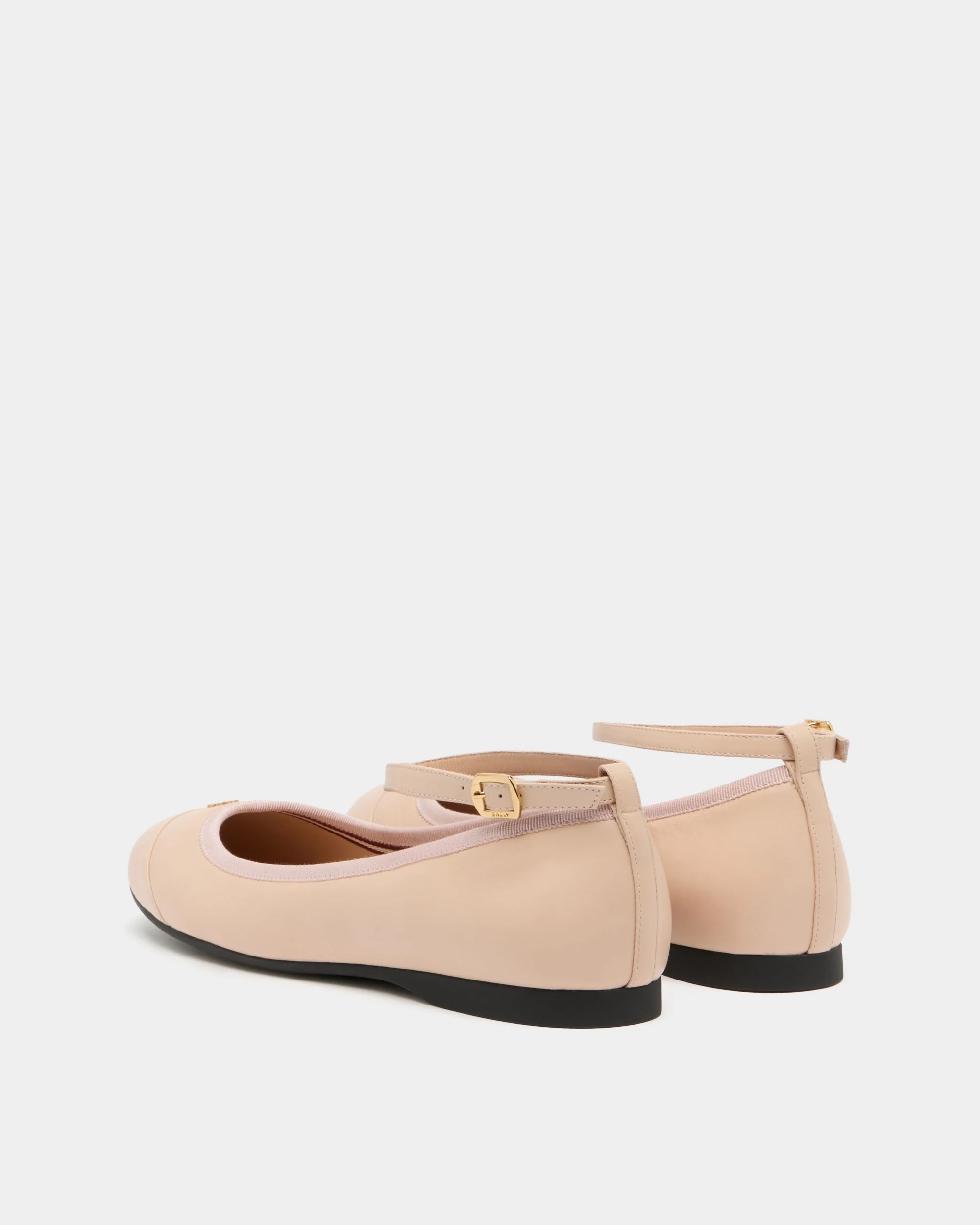 Ysla Ballet Flat in Dusty Petal Leather - Image 4